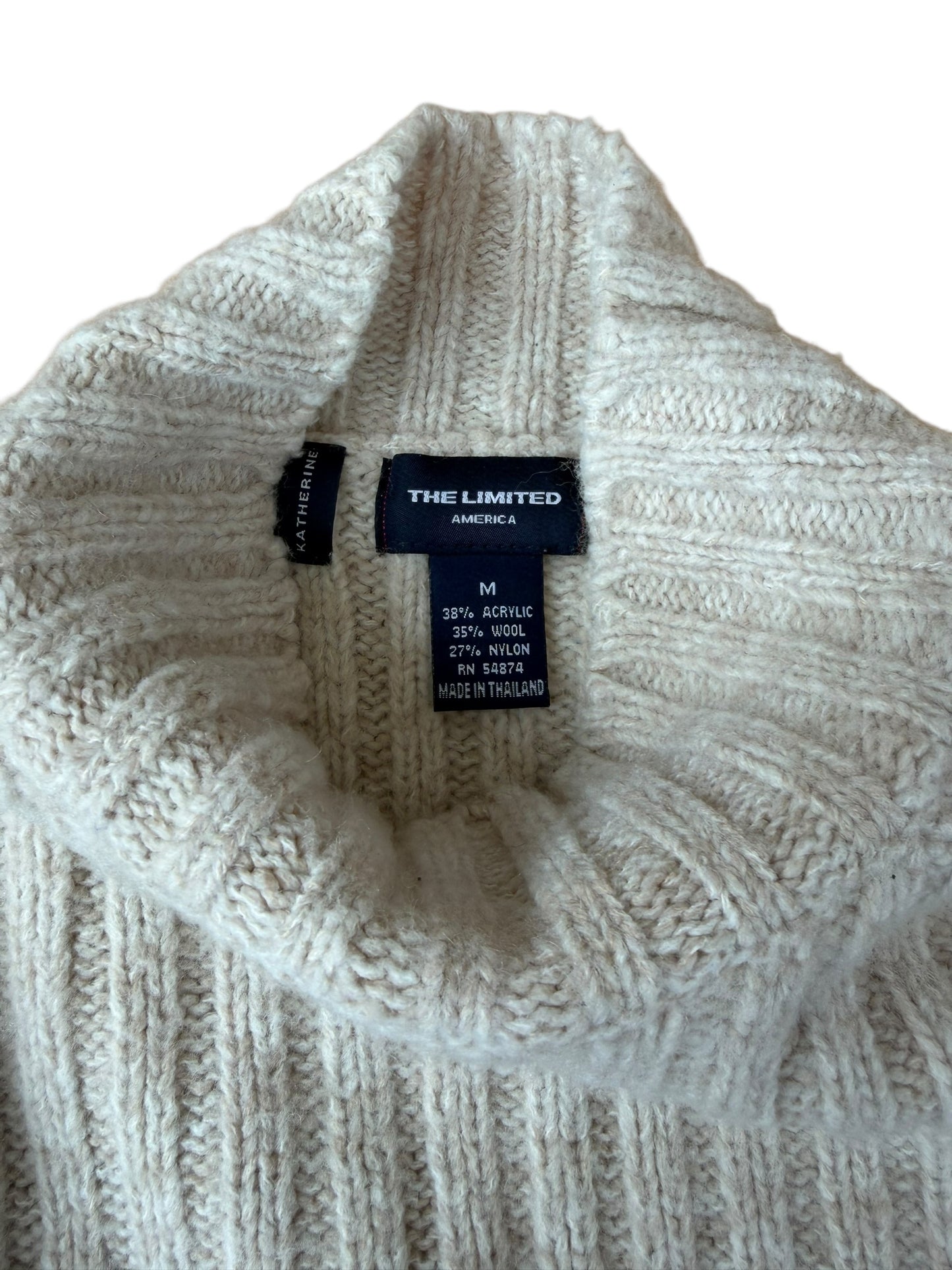 90'S VINTAGE THE LIMITED WOOL BLEND SWEATER (M)