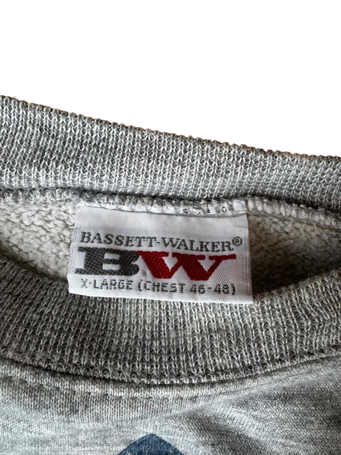 1987 VINTAGE TWINS HEATHER GREY CREW (XL)