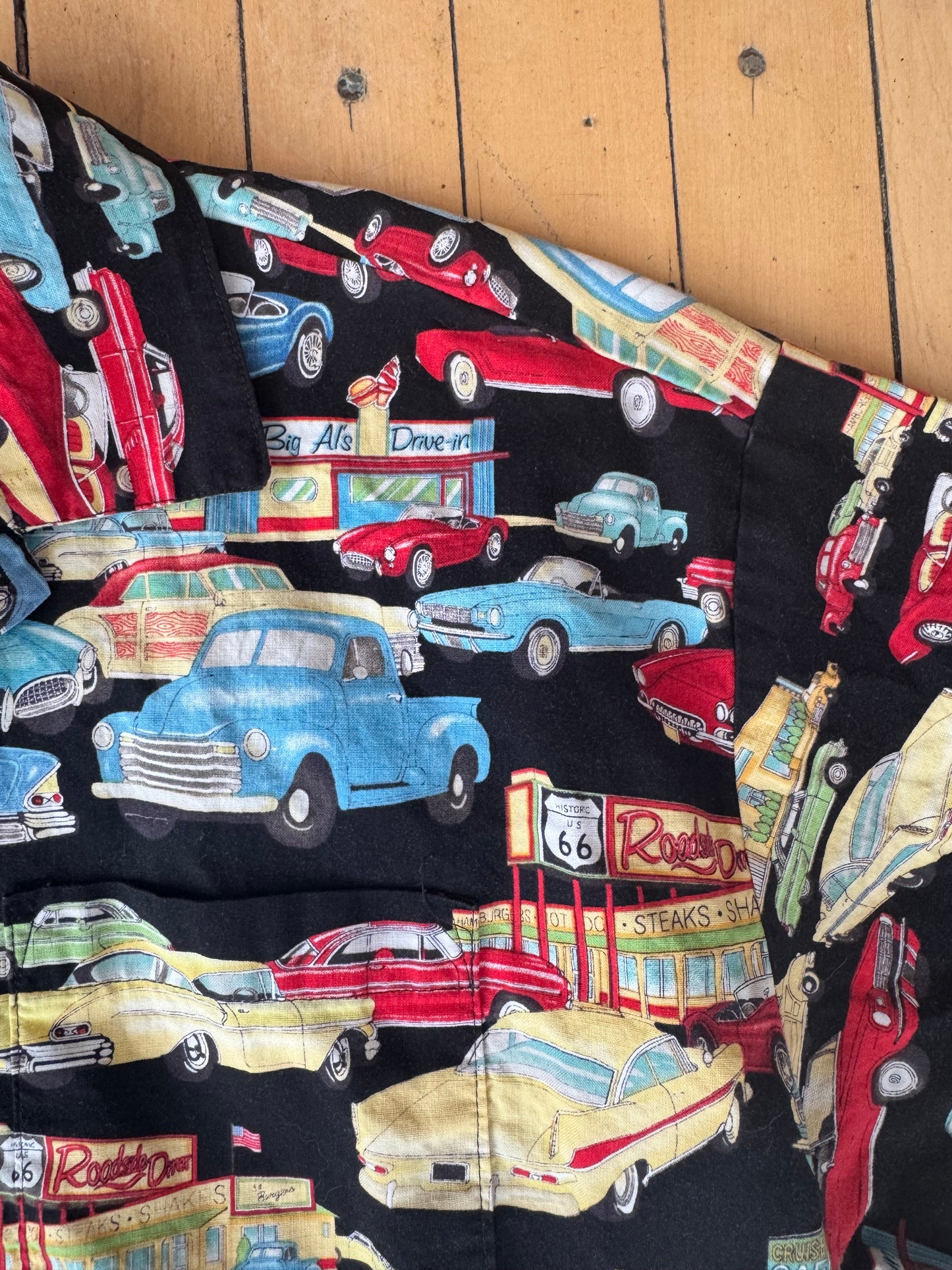 MAX BOXXER USA DRIVE-IN BUTTON UP (L)
