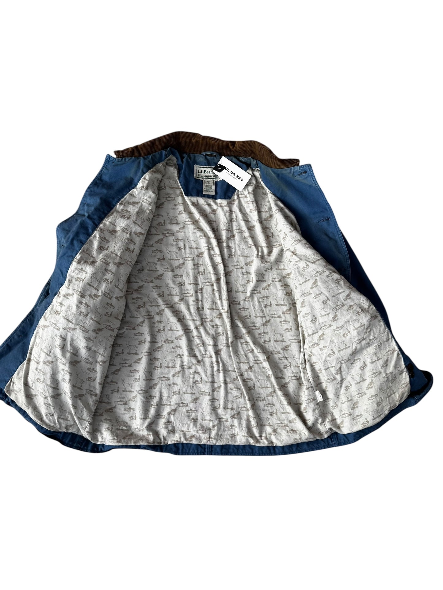 Y2K VINTAGE BLUE CHORE COAT (XL)