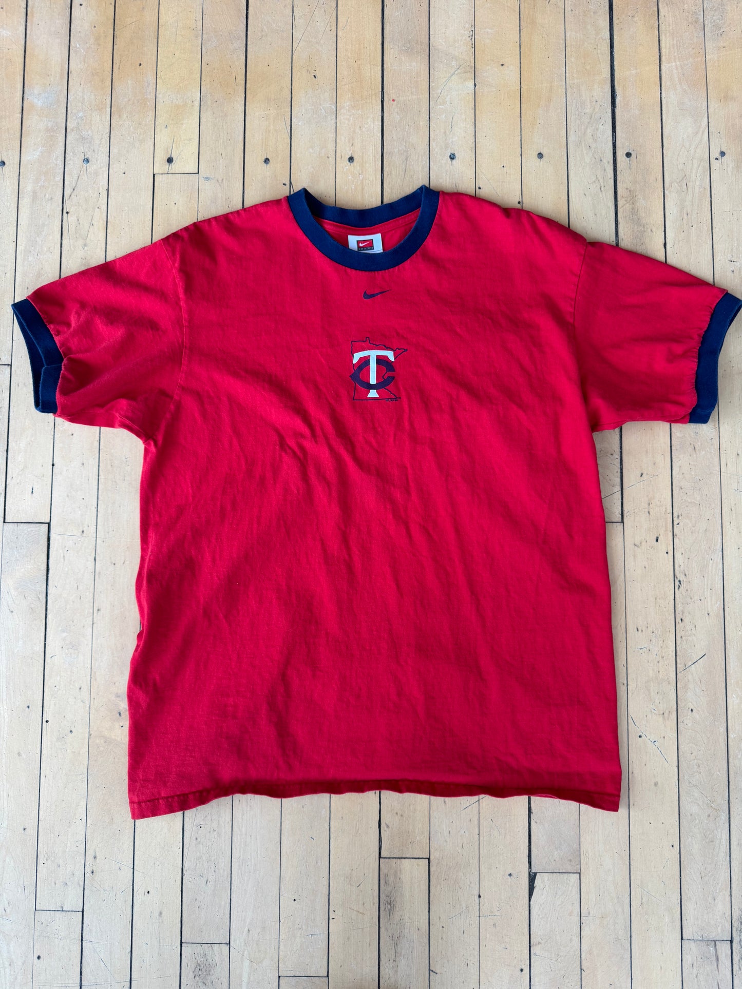 Y2K NIKE TWINS RINGER TEE (L)