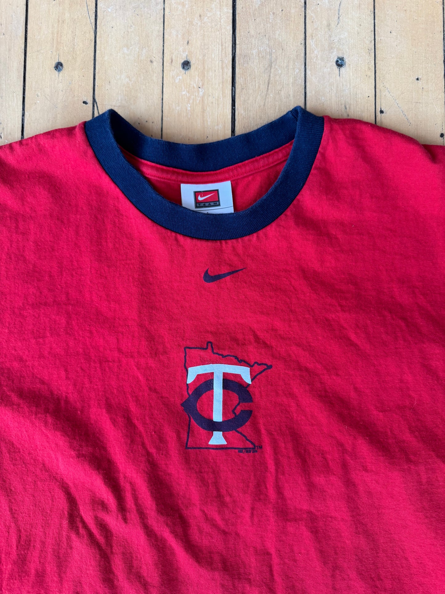 Y2K NIKE TWINS RINGER TEE (L)