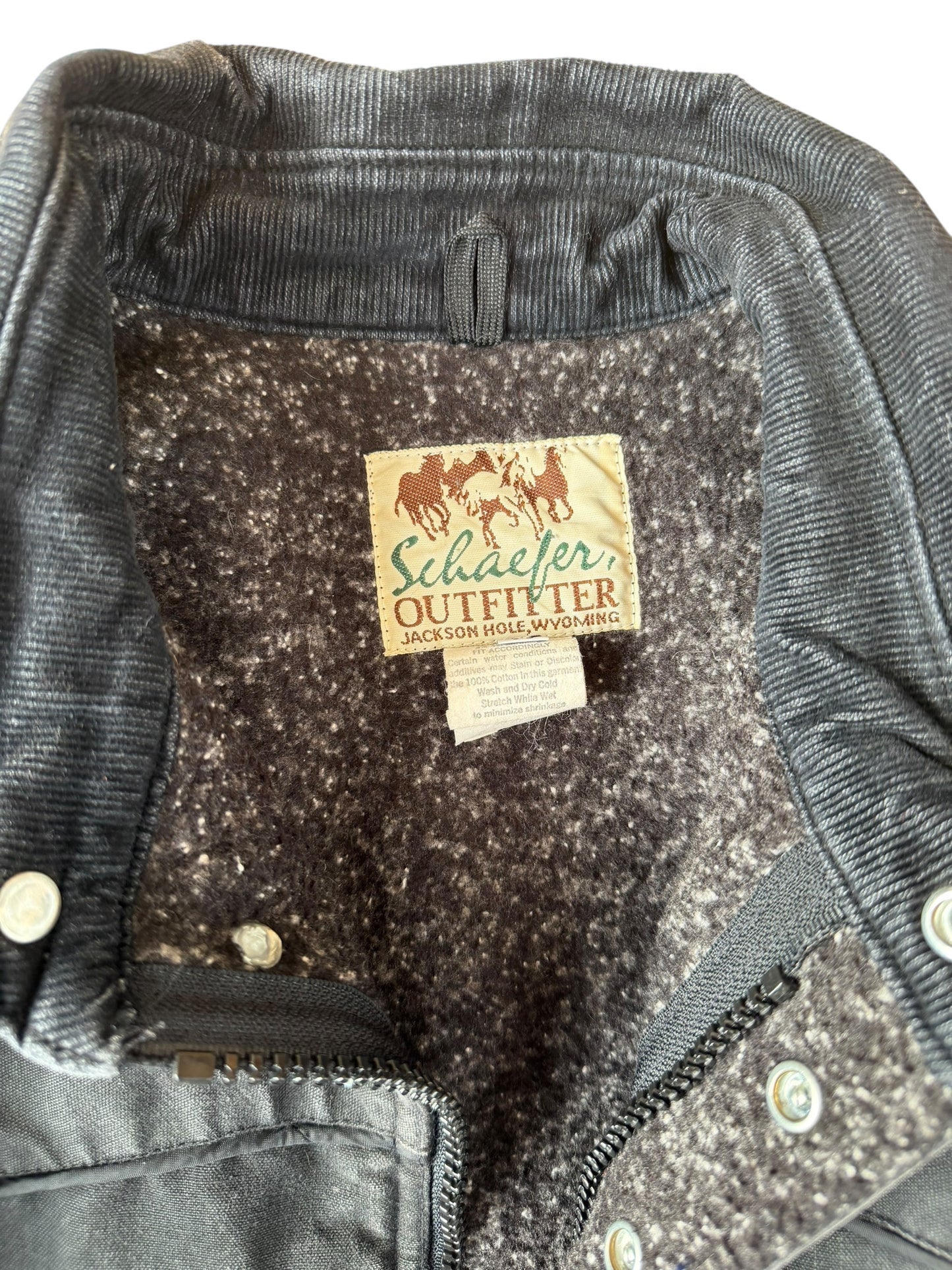 VINTAGE SCHAEFER POLAR DRIFTER CANVAS COAT (M)