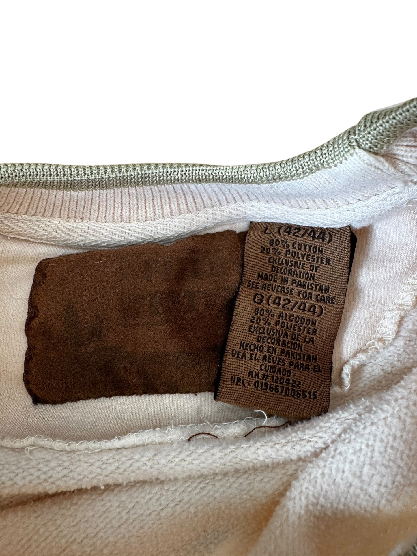 VINTAGE PHEASENT EMBROIDERED CREW (L)