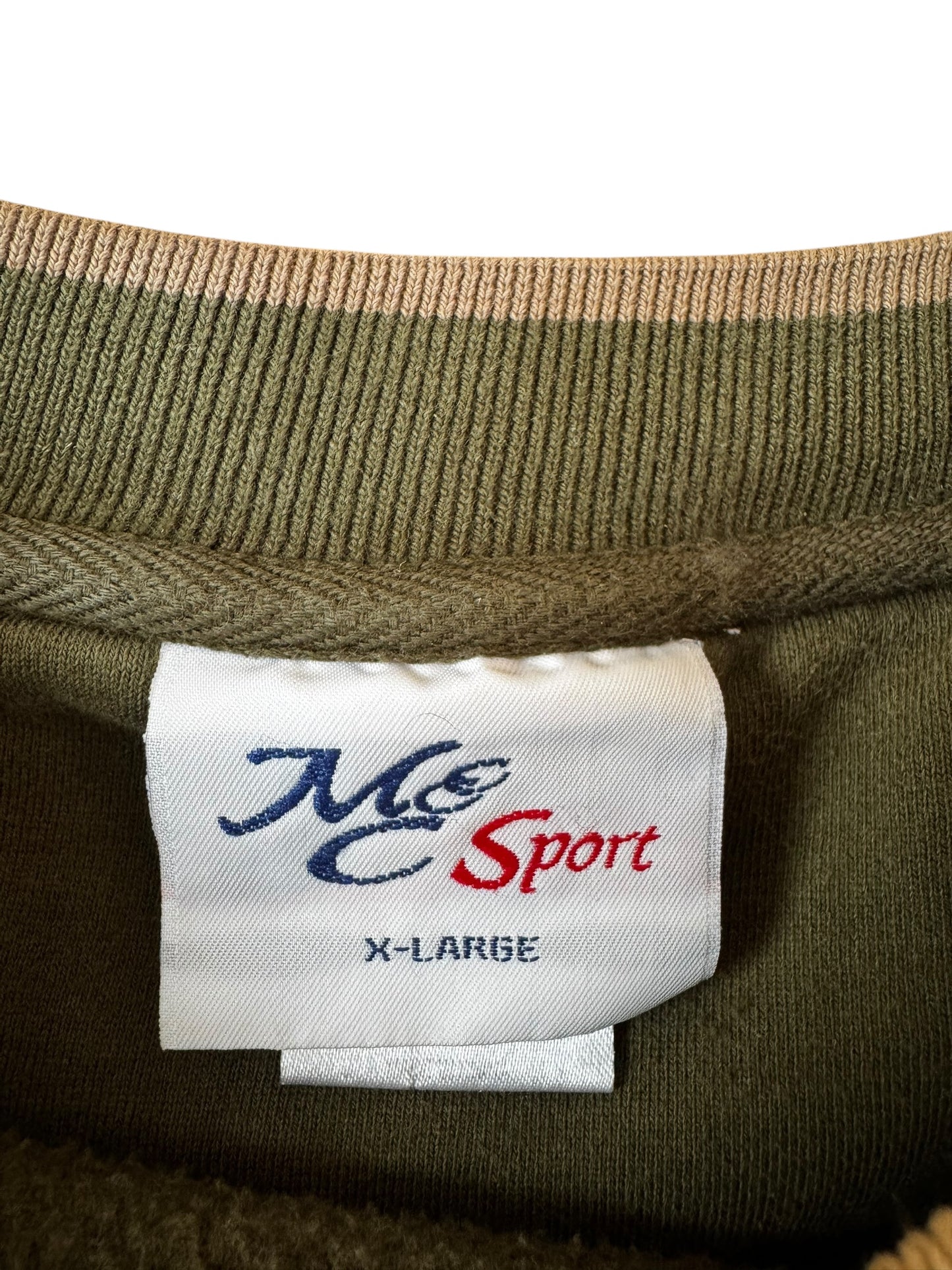 VINTAGE EMB. TALL GRASS RIVER DEER CREW (XL)