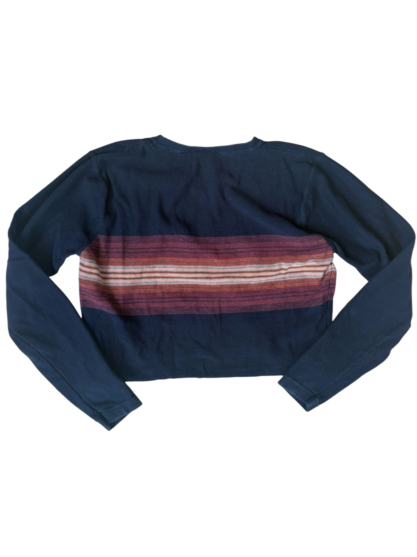 Y2K VINTAGE HARLEY DAVIDSON STRIPED SWEATER (XL)