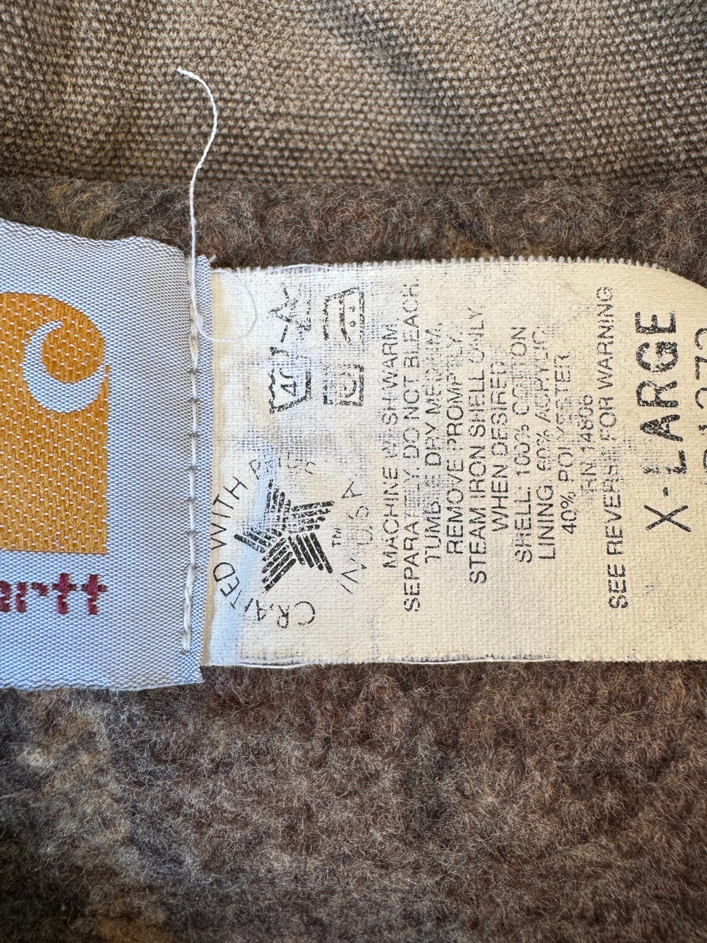 CARHARTT UNION MADE CHORE COAT (XL)