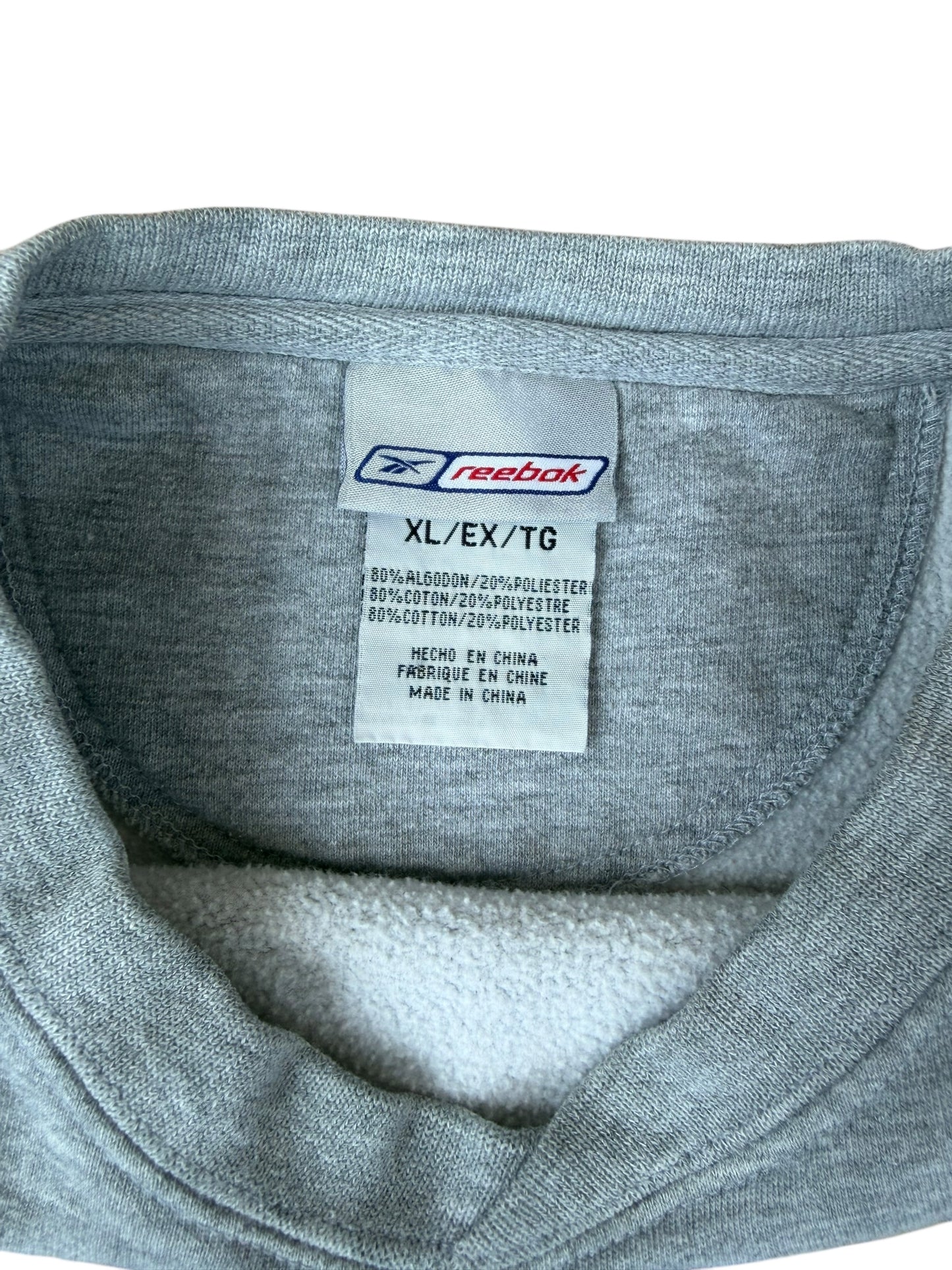 Y2K VINTAGE MN VIKINGS REEBOK PATCH CREW (XL)