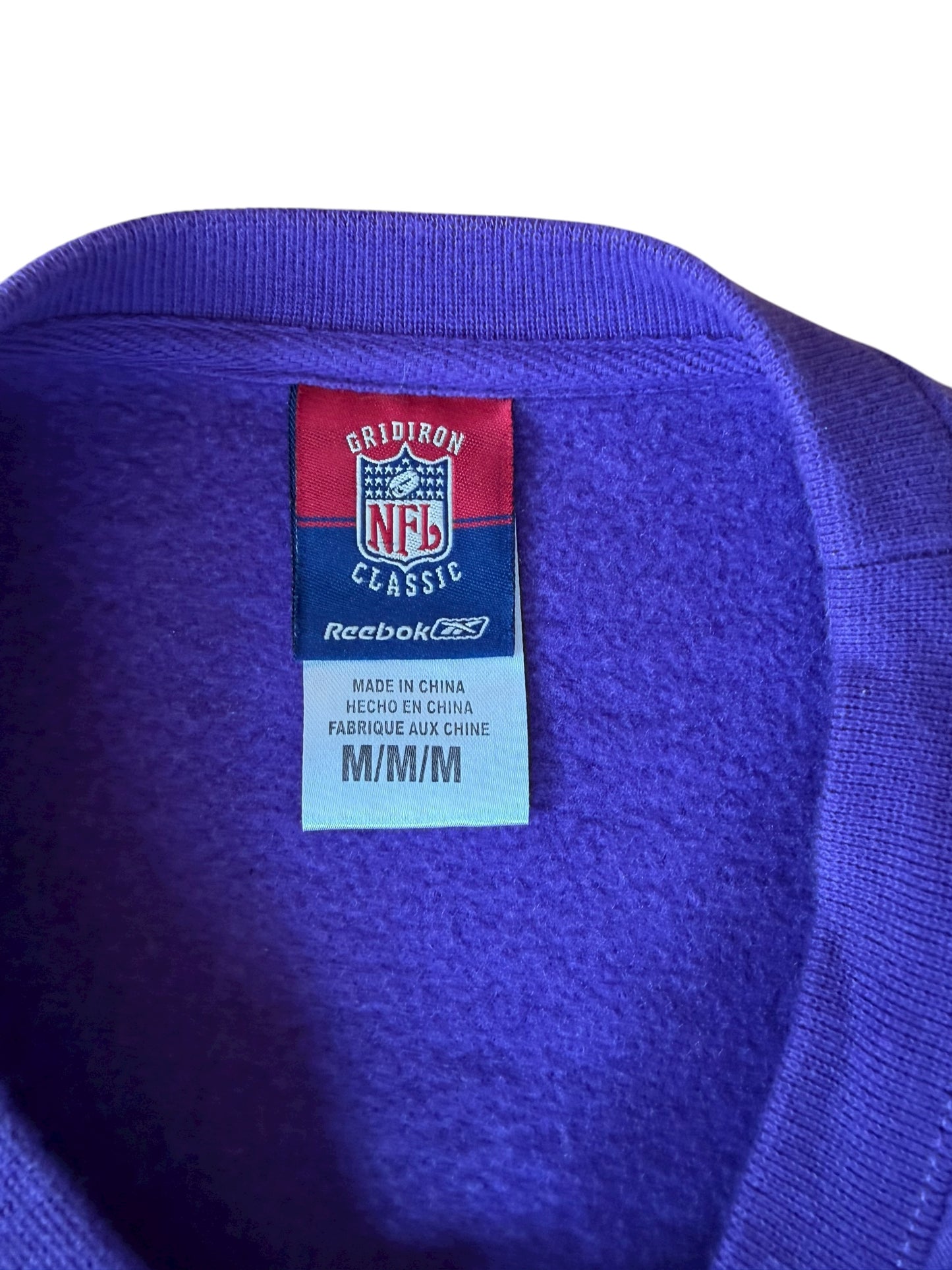 VINTAGE VIKINGS LETTERS PATCH CREW (M)