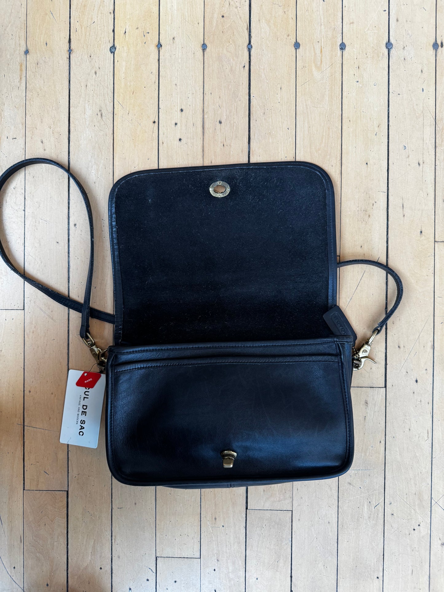 VINTAGE COACH 9635 CONVERTIBLE CLUTCH BAG BLACK