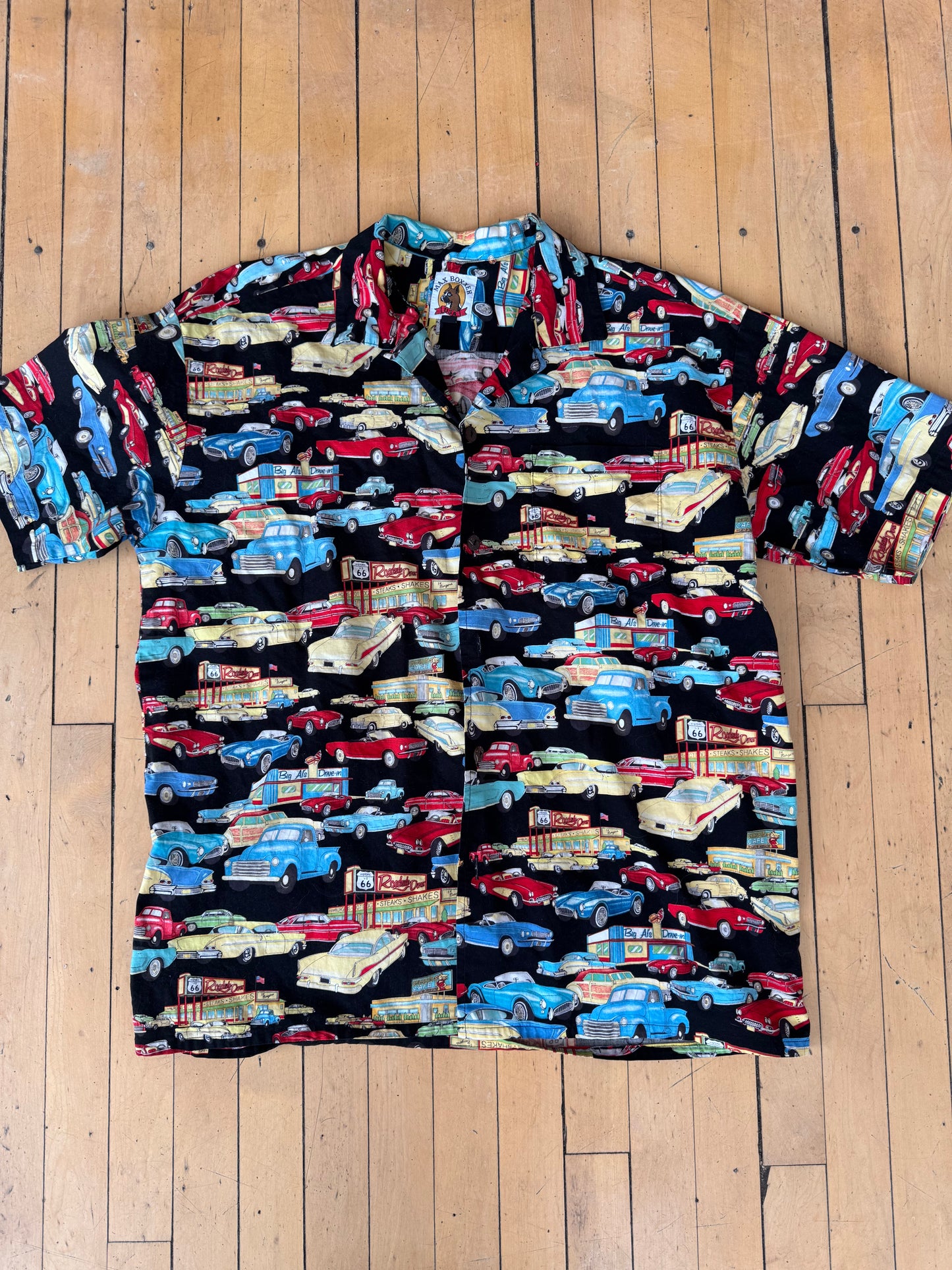 MAX BOXXER USA DRIVE-IN BUTTON UP (L)