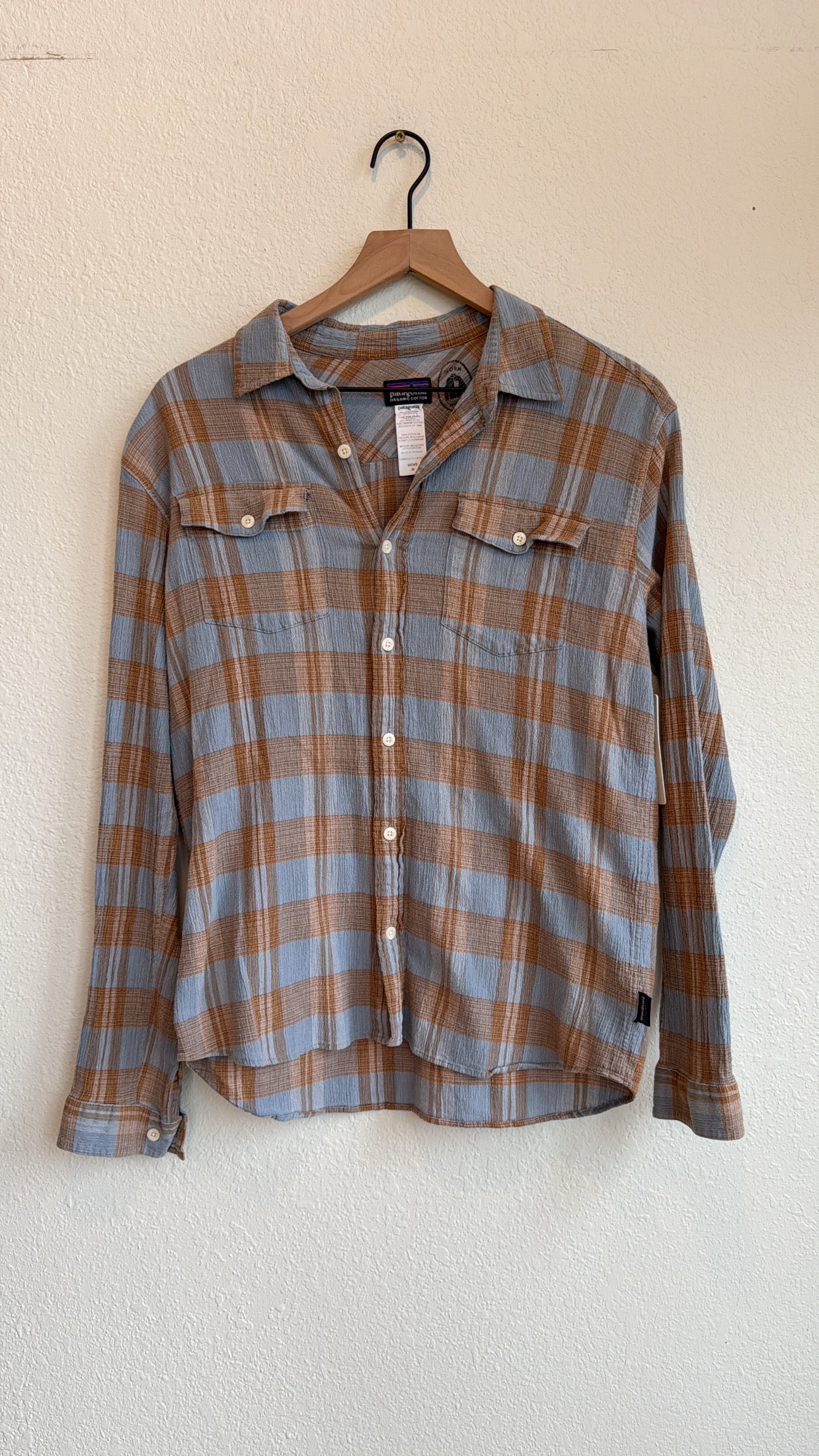 PATAGONIA GAUZE BUTTON UP (M)