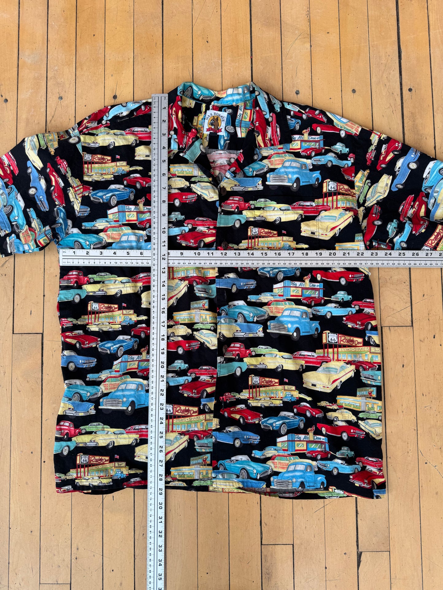 MAX BOXXER USA DRIVE-IN BUTTON UP (L)