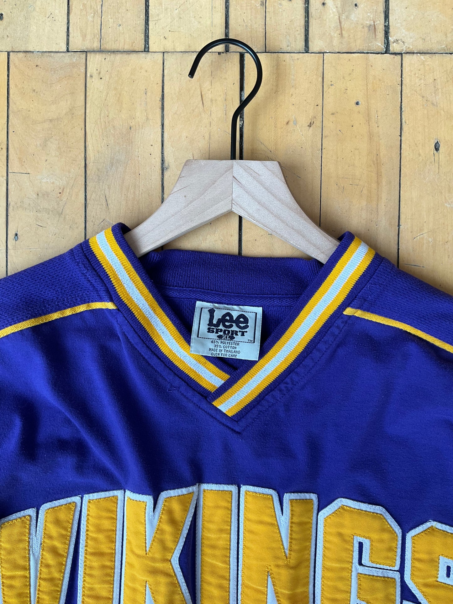 VINTAGE VIKINGS SPELLOUT PATCH CREW (XL)