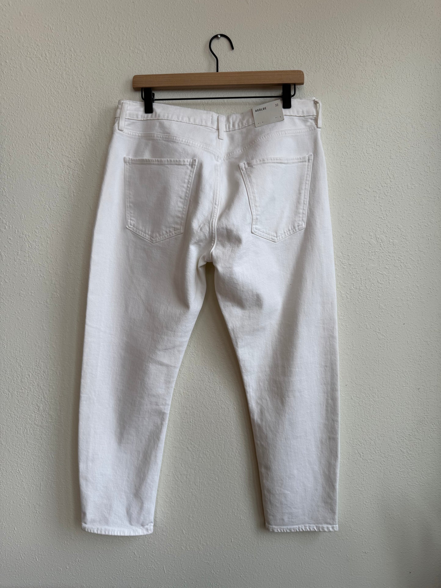 NWT AGOLDE TONI MID RISE STRAIGHT JEANS (32) - MSRP $158