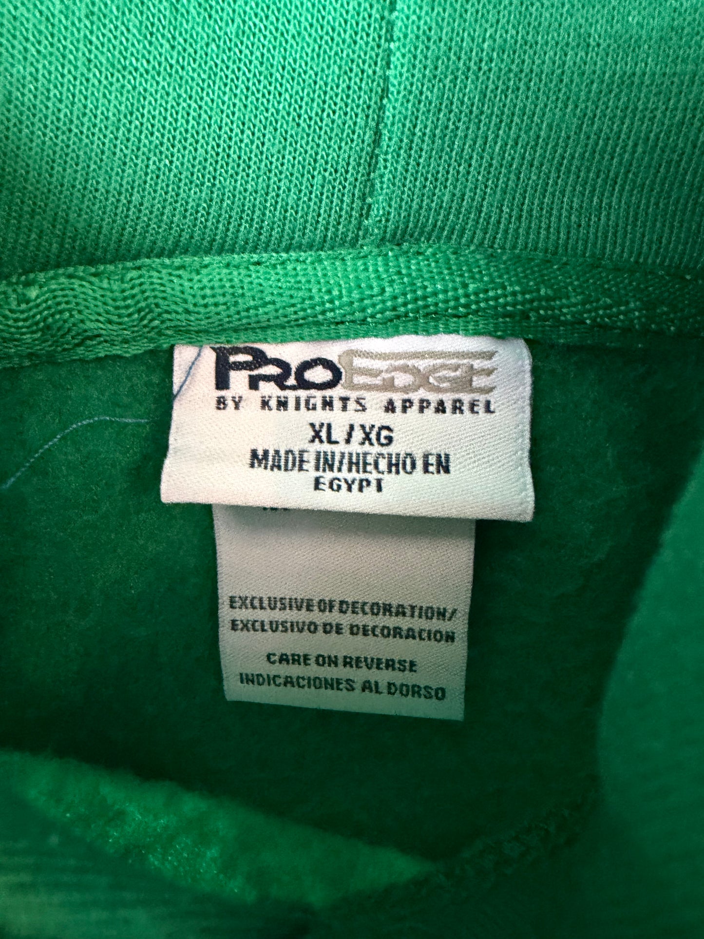 NORTH DAKOTA KELLY GREEN HOODIE (XL)