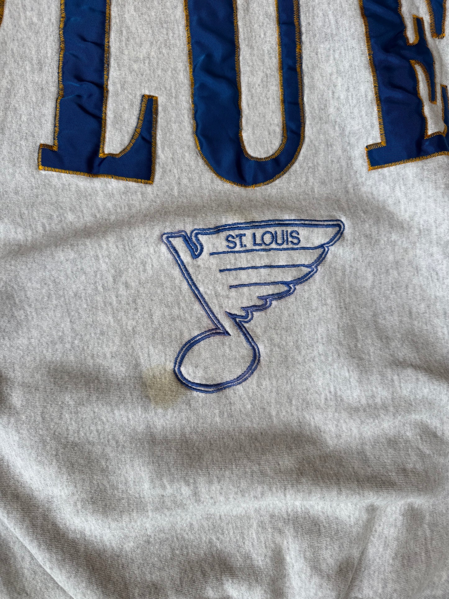 VINTAGE BLUES SPELLOUT CREW (M/L)
