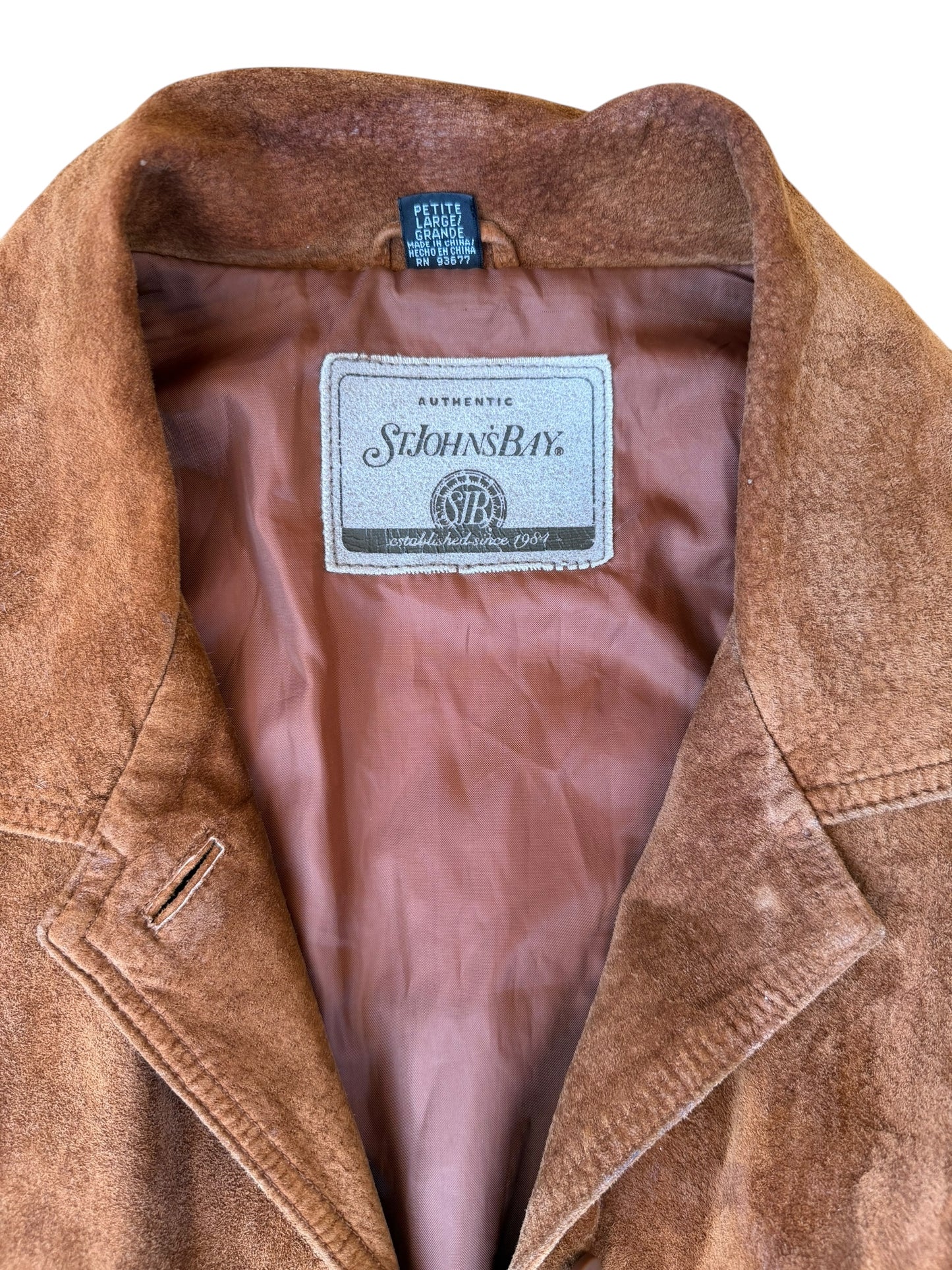 VINTAGE SJB SUEDE CHORE COAT (LP)