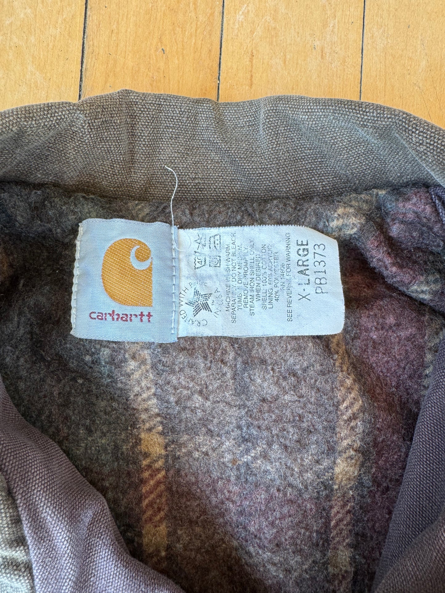 CARHARTT UNION MADE CHORE COAT (XL)