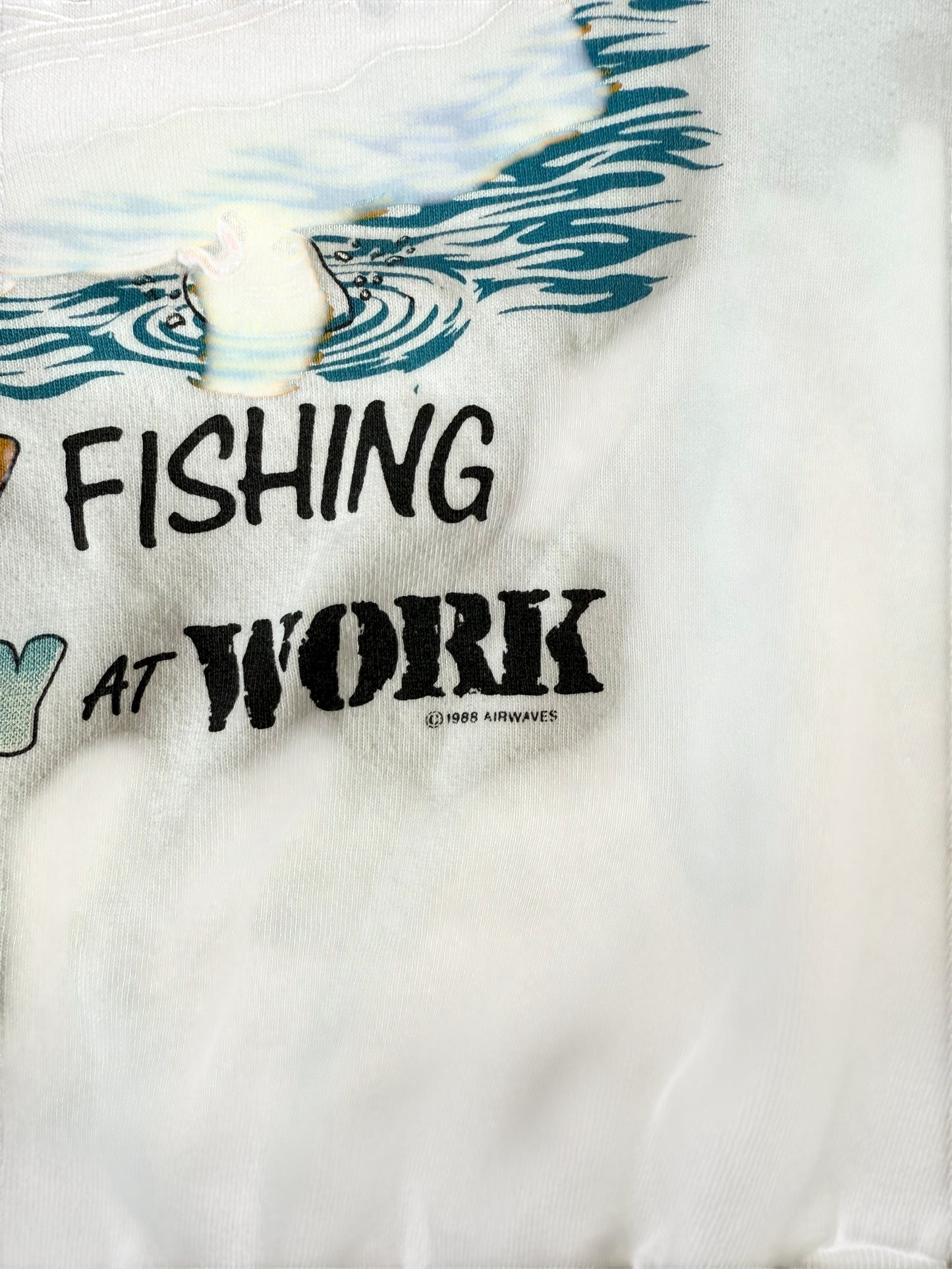 1988 VINTAGE GOOD DAY OF FISHING CAT CREW (M)