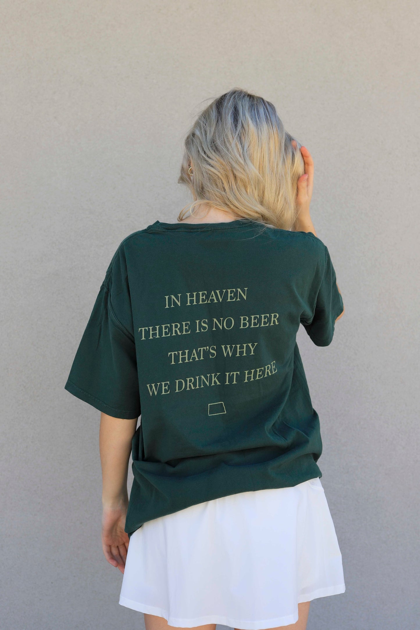NO BEER IN HEAVEN TEE