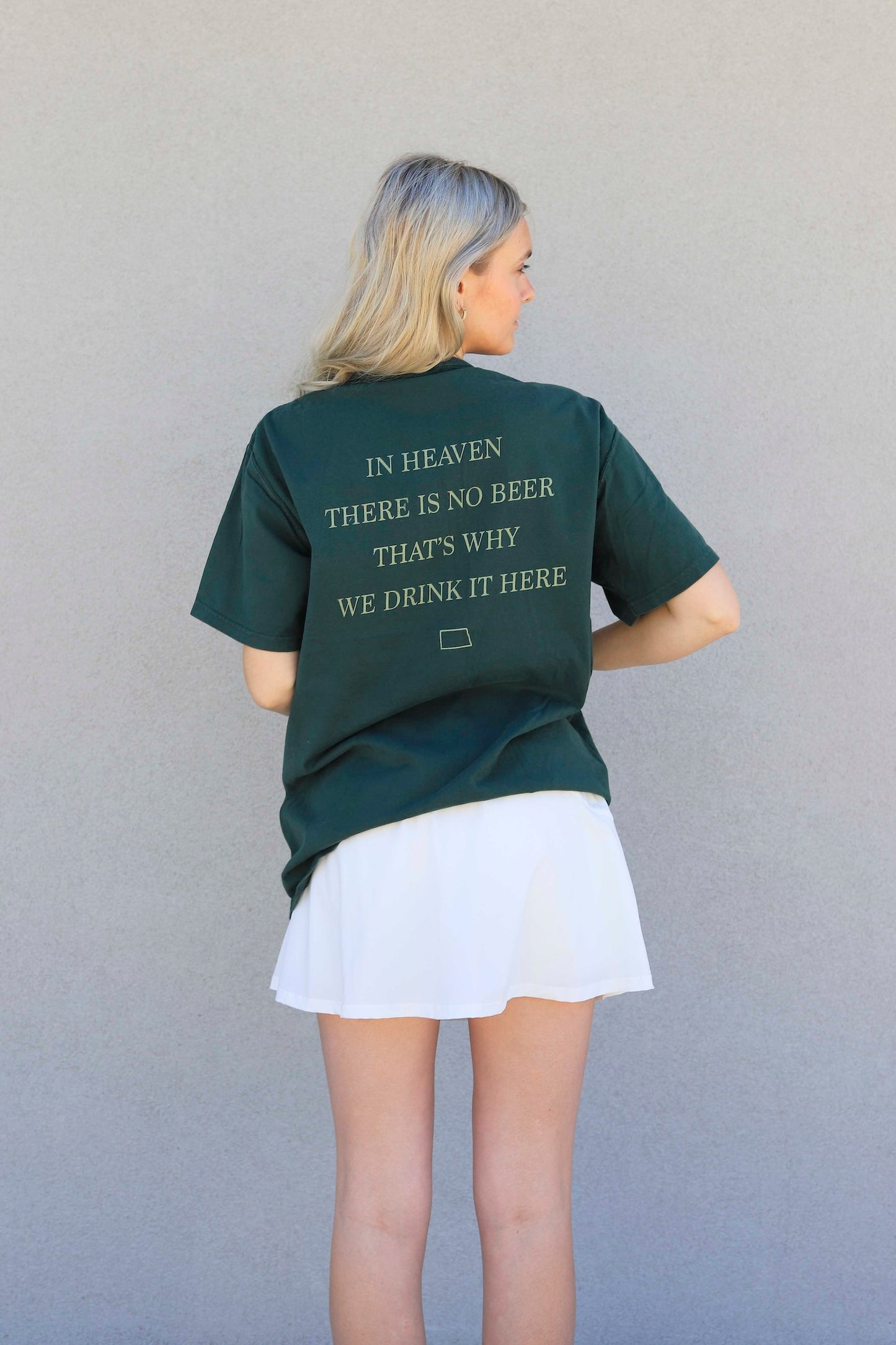 NO BEER IN HEAVEN TEE