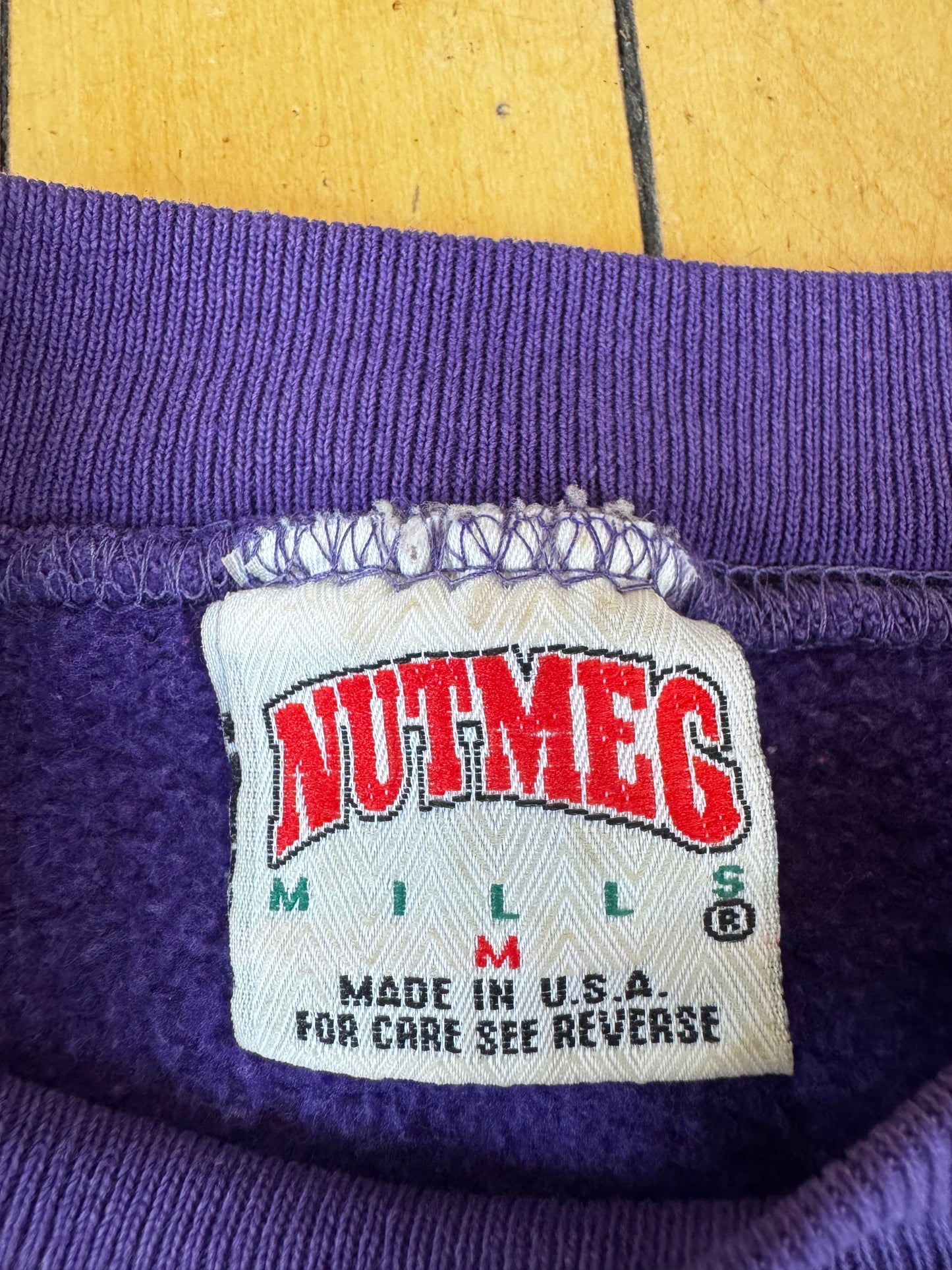 VINTAGE NUTMEG MIXED MEDIA MN VIKINGS CREW (M)