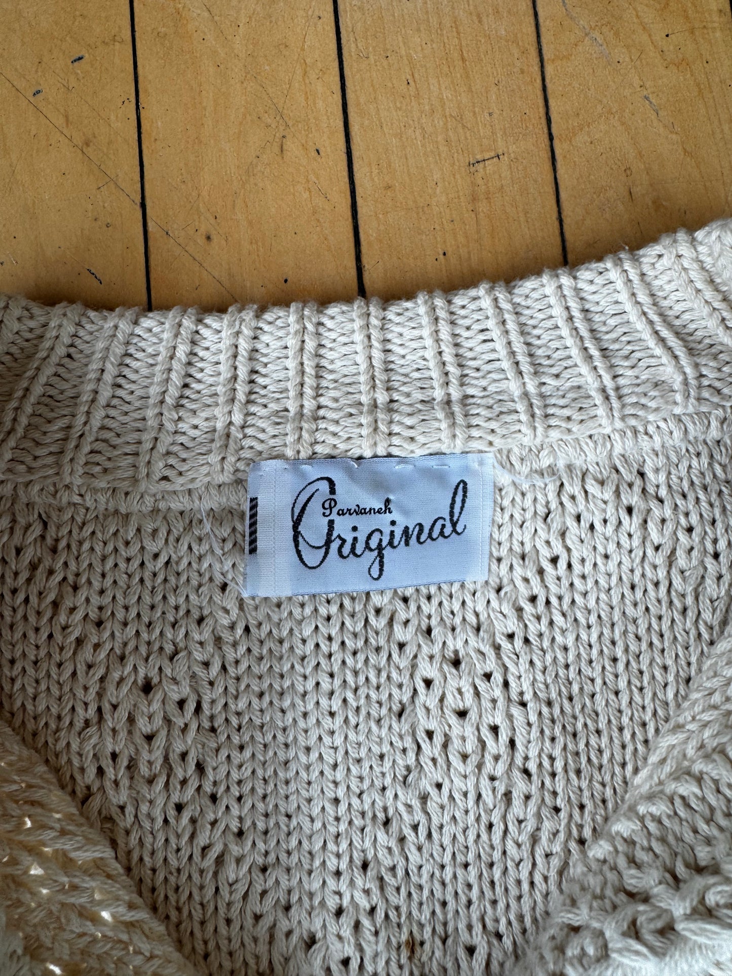 VINTAGE HEAVYWEIGHT COTTON SNAP CLOSURE CARDIGAN (L/XL)