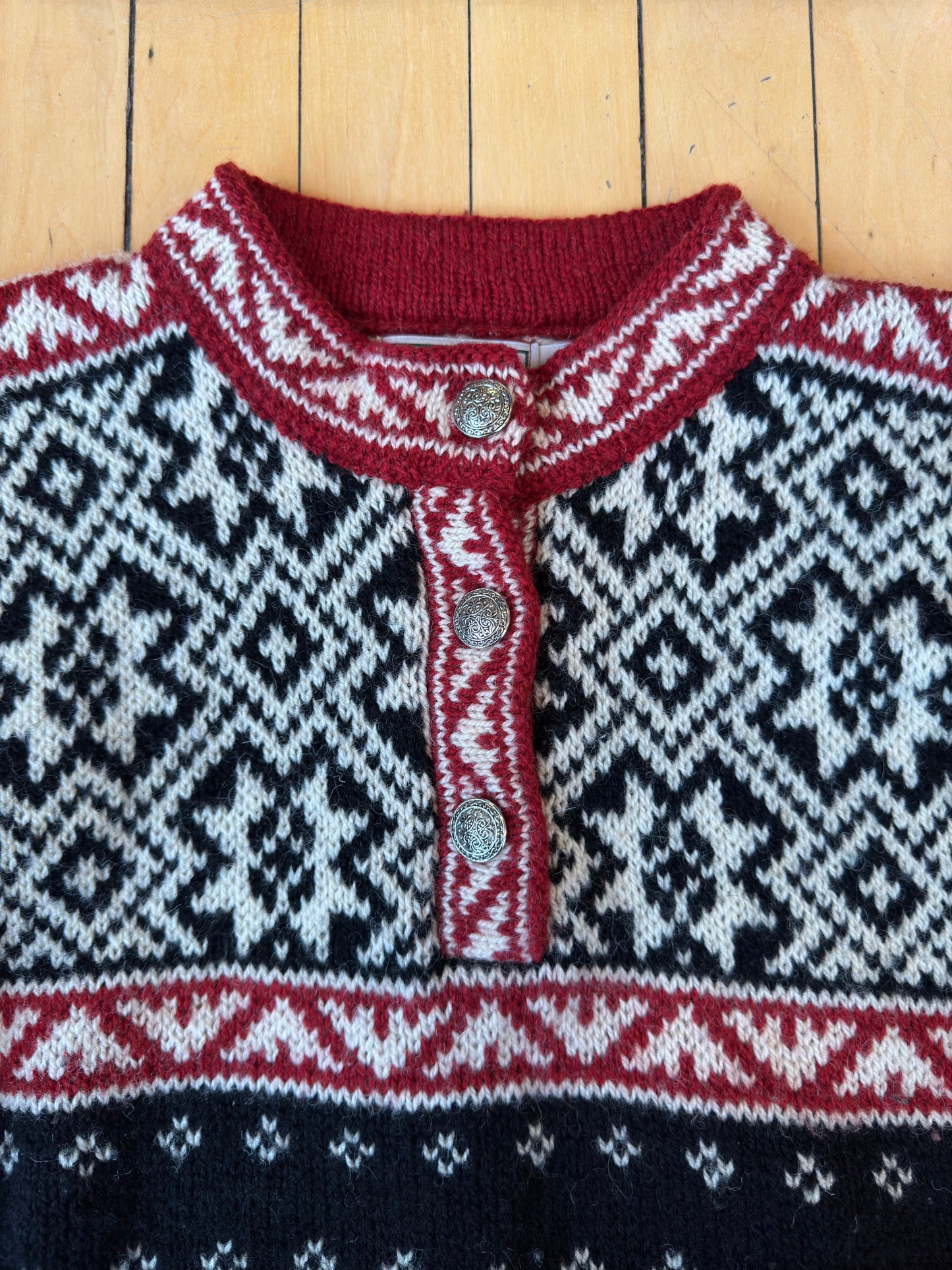 VINTAGE L.L. BEAN MADE IN USA WOOL SWEATER (M)