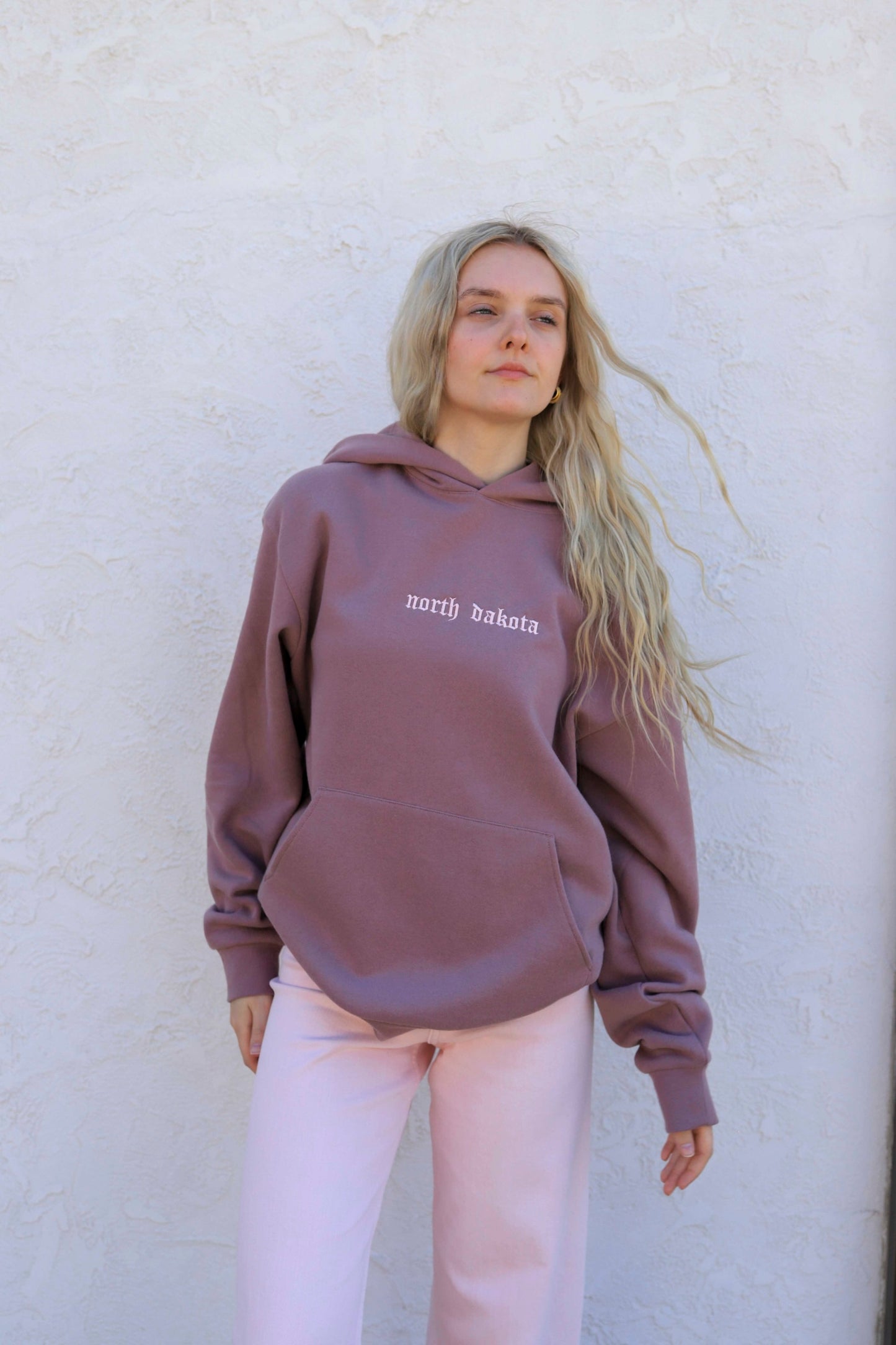 ND OLD ENGLISH EMBROIDERED HOODIE