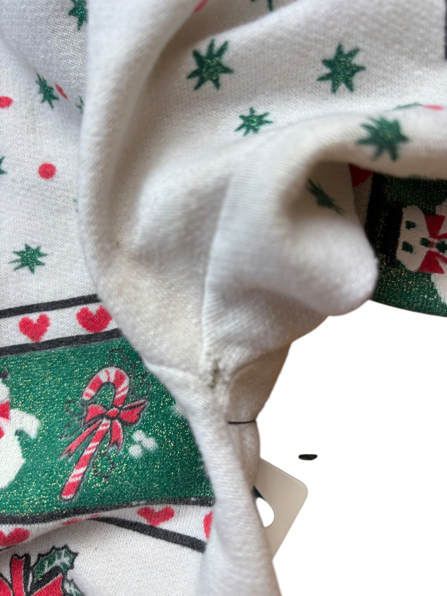 1989 VINTAGE AOP FRONT SIDE CHRISTMAS CREW (M/L)