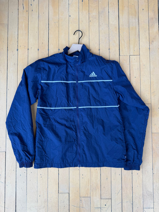 Y2K VINTAGE ADIDAS WINDBREAKER ZIP UP (S)
