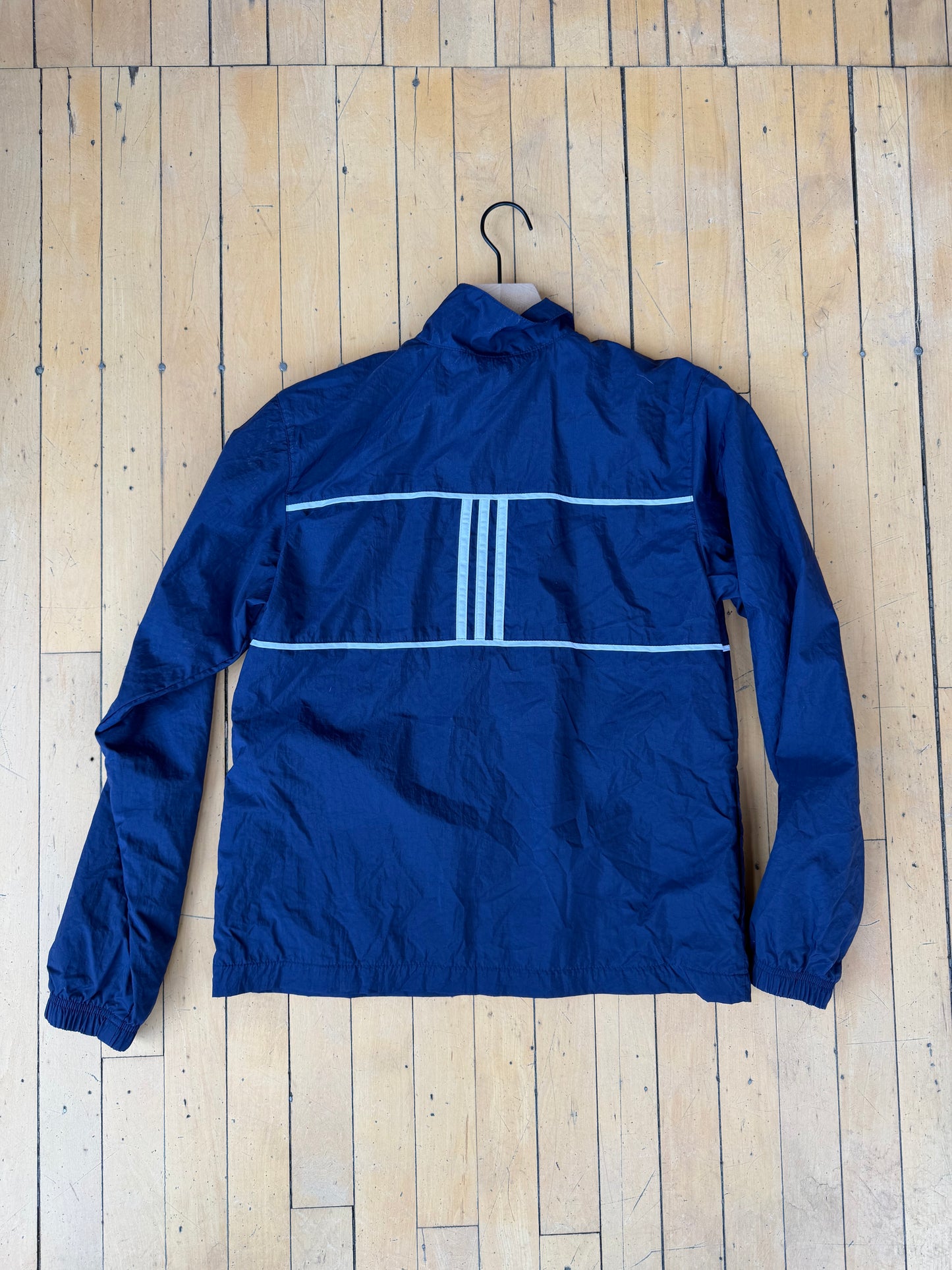 Y2K VINTAGE ADIDAS WINDBREAKER ZIP UP (S)