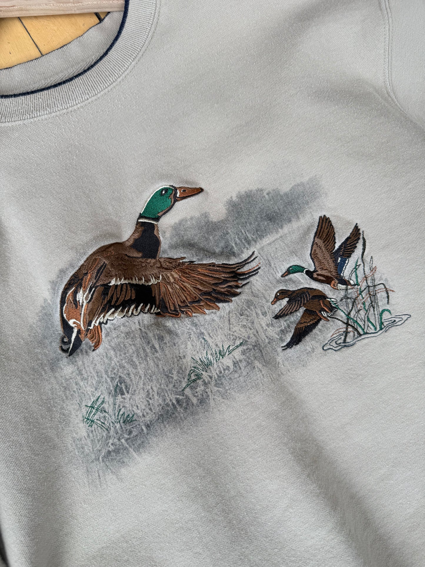 VINTAGE MALLARD EMBROIDERED CREW (S)
