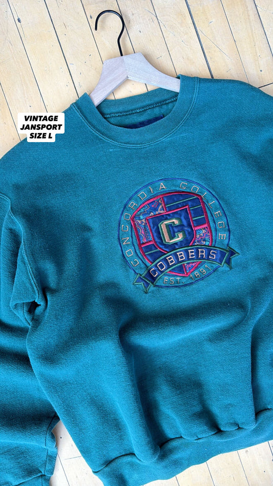 VINTAGE JANSPORT CONCORDIA PATCH CREW (XL)