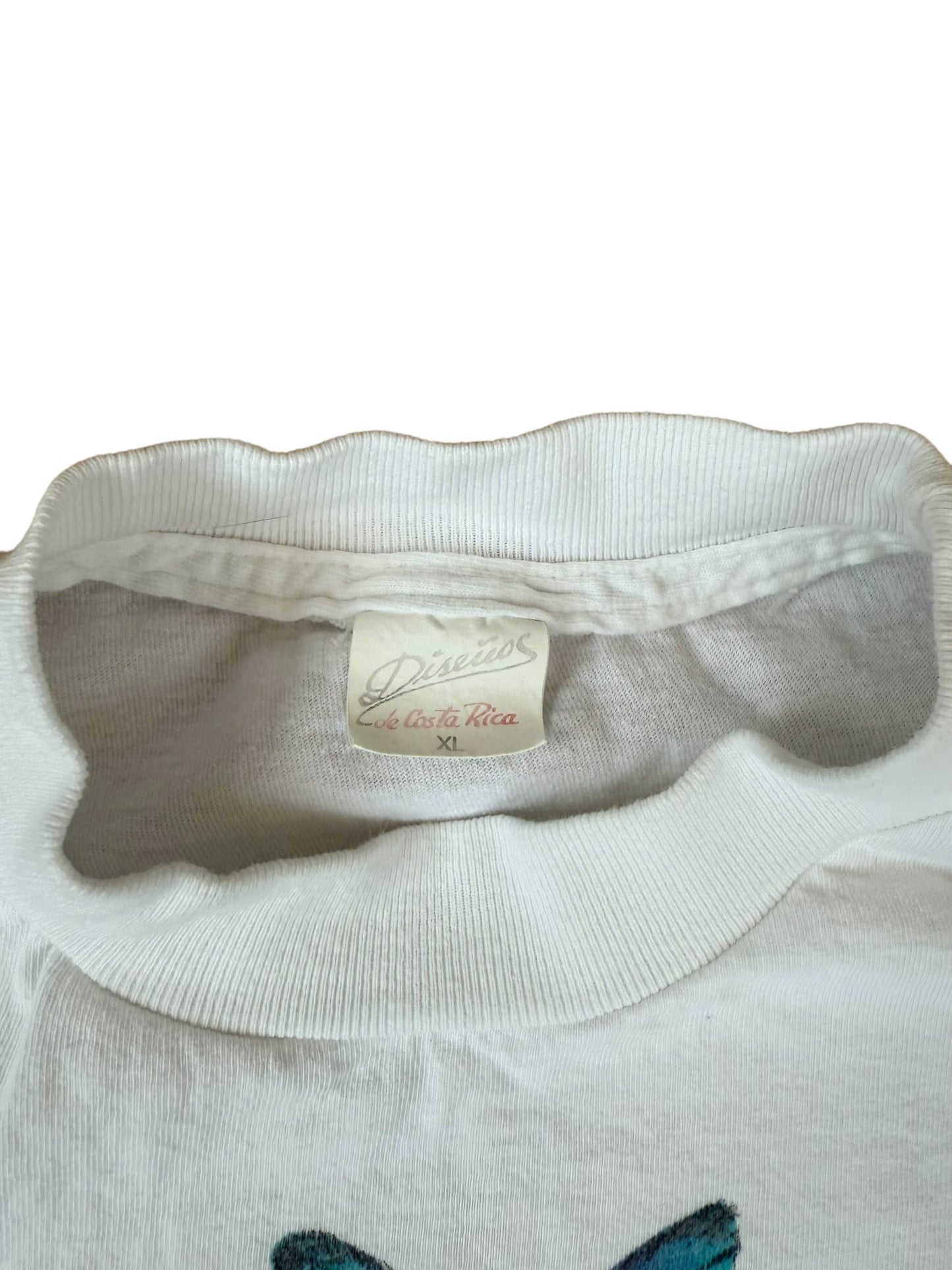 VINTAGE DISEUOS DE COSTA RICA BUTTERFLY TEE (XL)