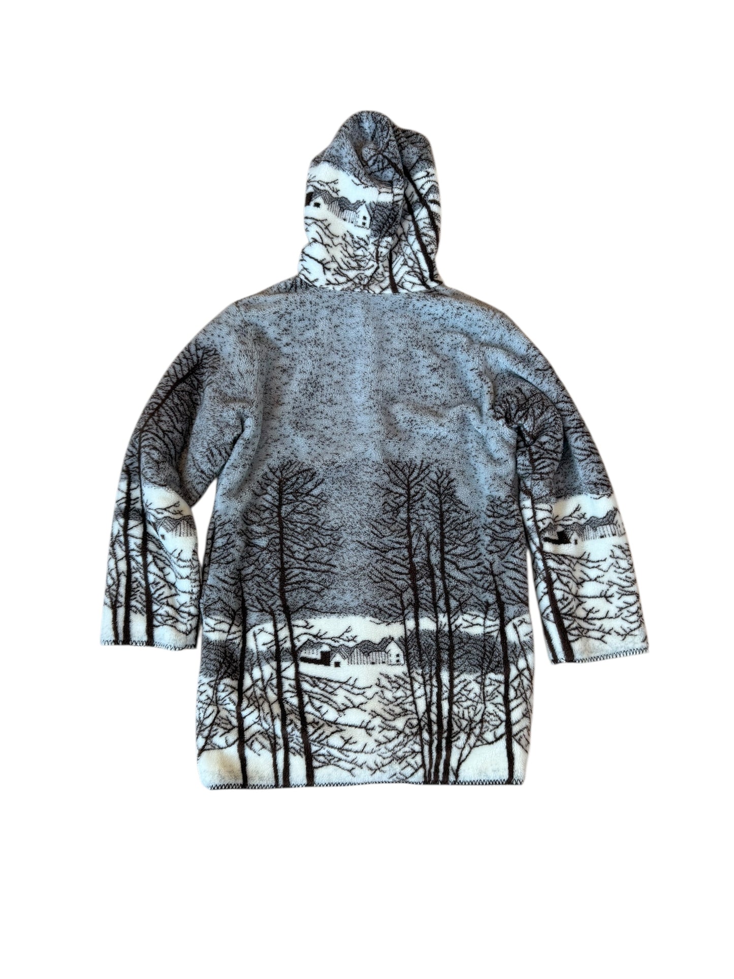 VINTAGE COUNTRY WOODS FLEECE HOODIE JACKET (OS)