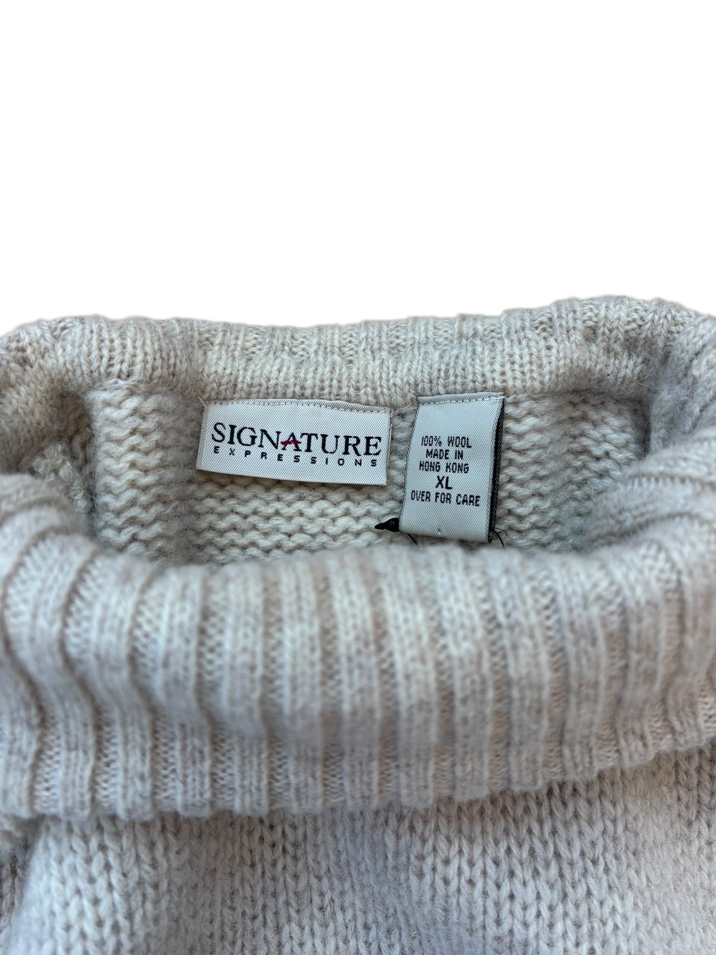 VINTAGE WOOL MOOSE TURTLENECK (XL)