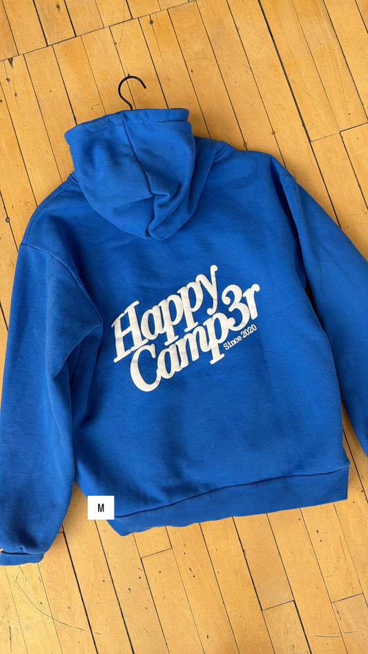 HAPPY CAMP3R ROYAL BLUE HOODIE - MSRP: $84 (M)