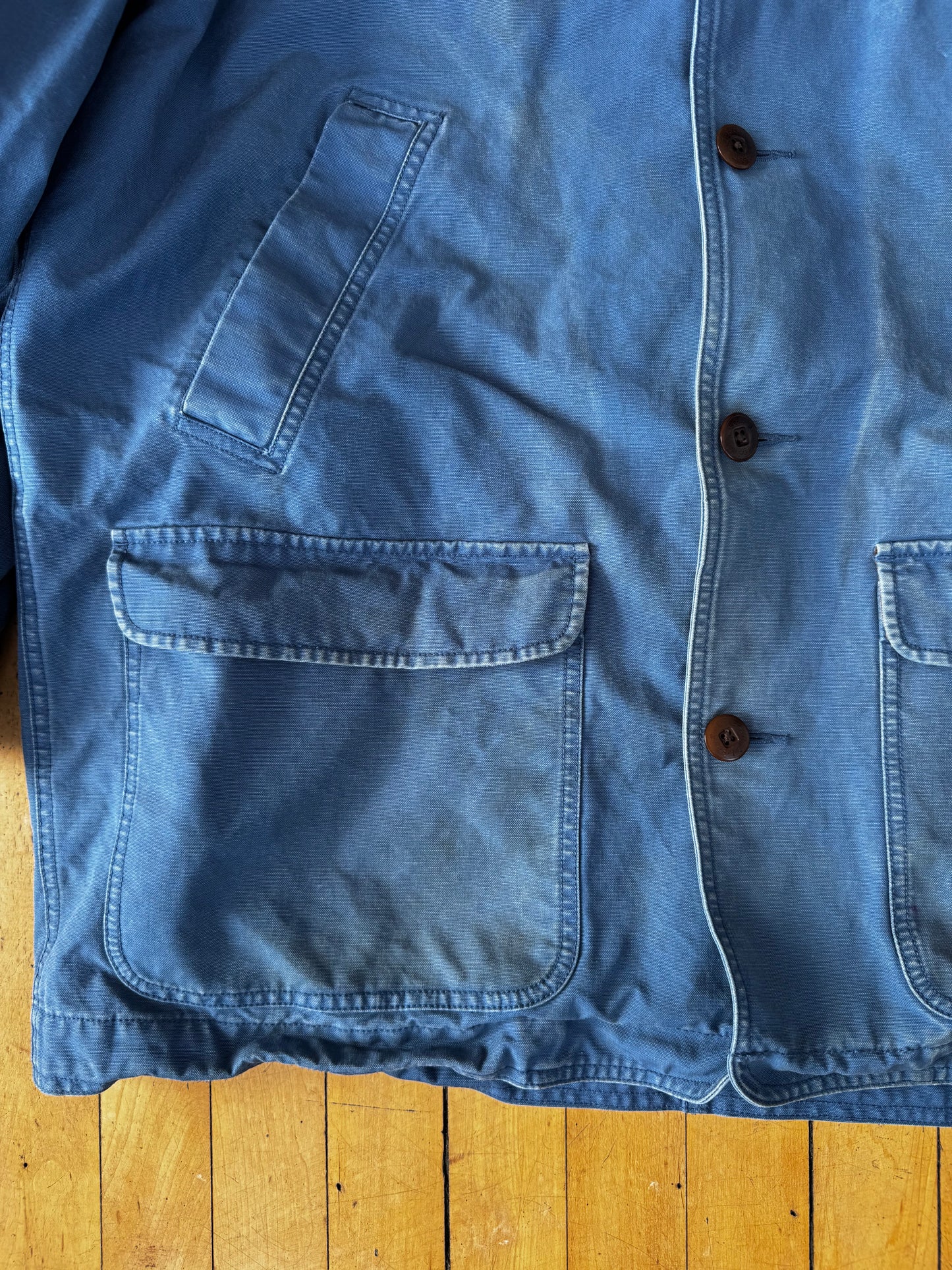 Y2K VINTAGE BLUE CHORE COAT (XL)