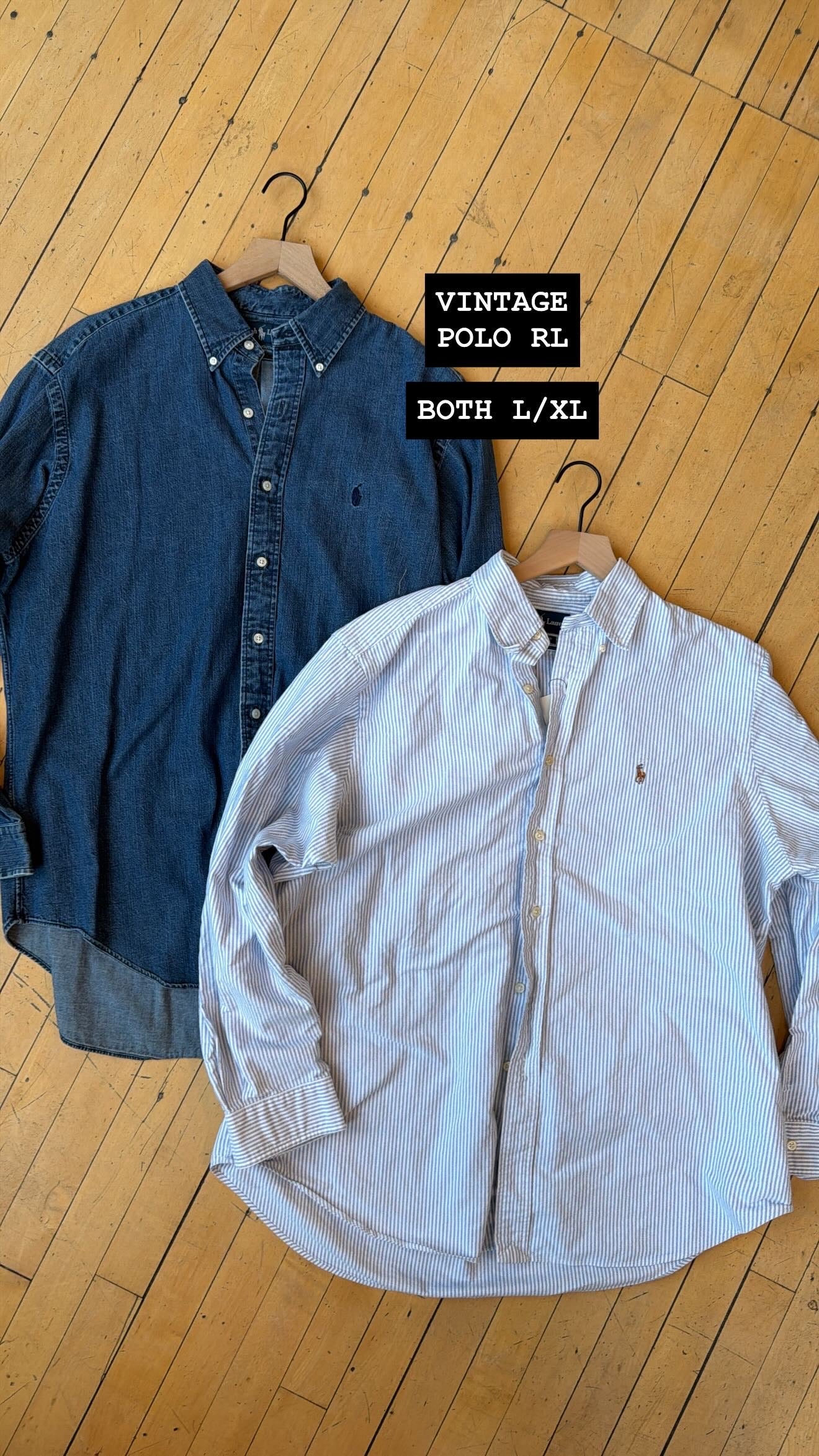 VINTAGE RALPH LAUREN STRIPED BUTTON UP (17)