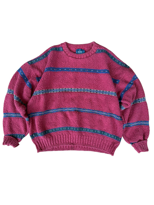VINTAGE WOOLRICH MADE IN USA COTTON SWEATER (XL)