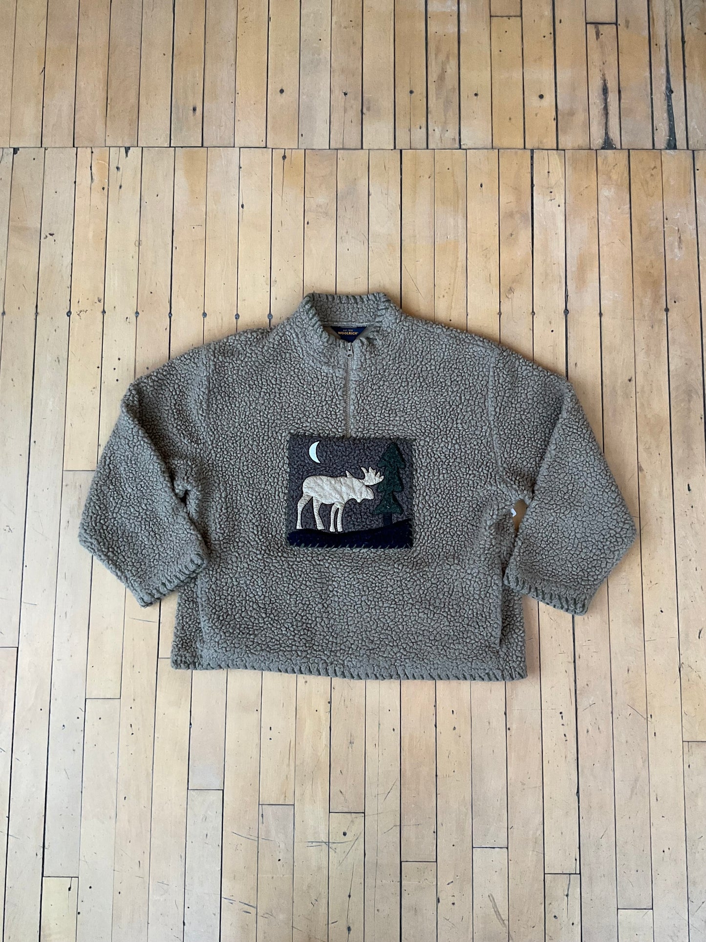 WOOLRICH SHERPA MOOSE PULLOVER (XL)