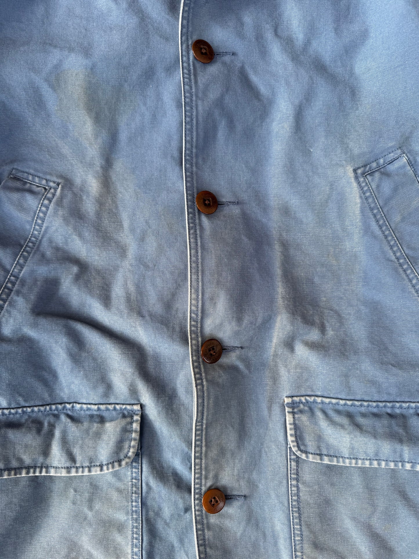 Y2K VINTAGE BLUE CHORE COAT (XL)