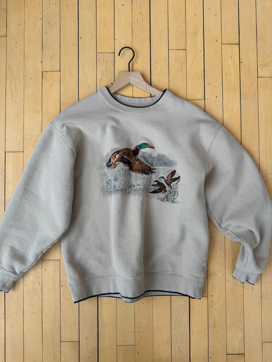 VINTAGE MALLARD EMBROIDERED CREW (S)