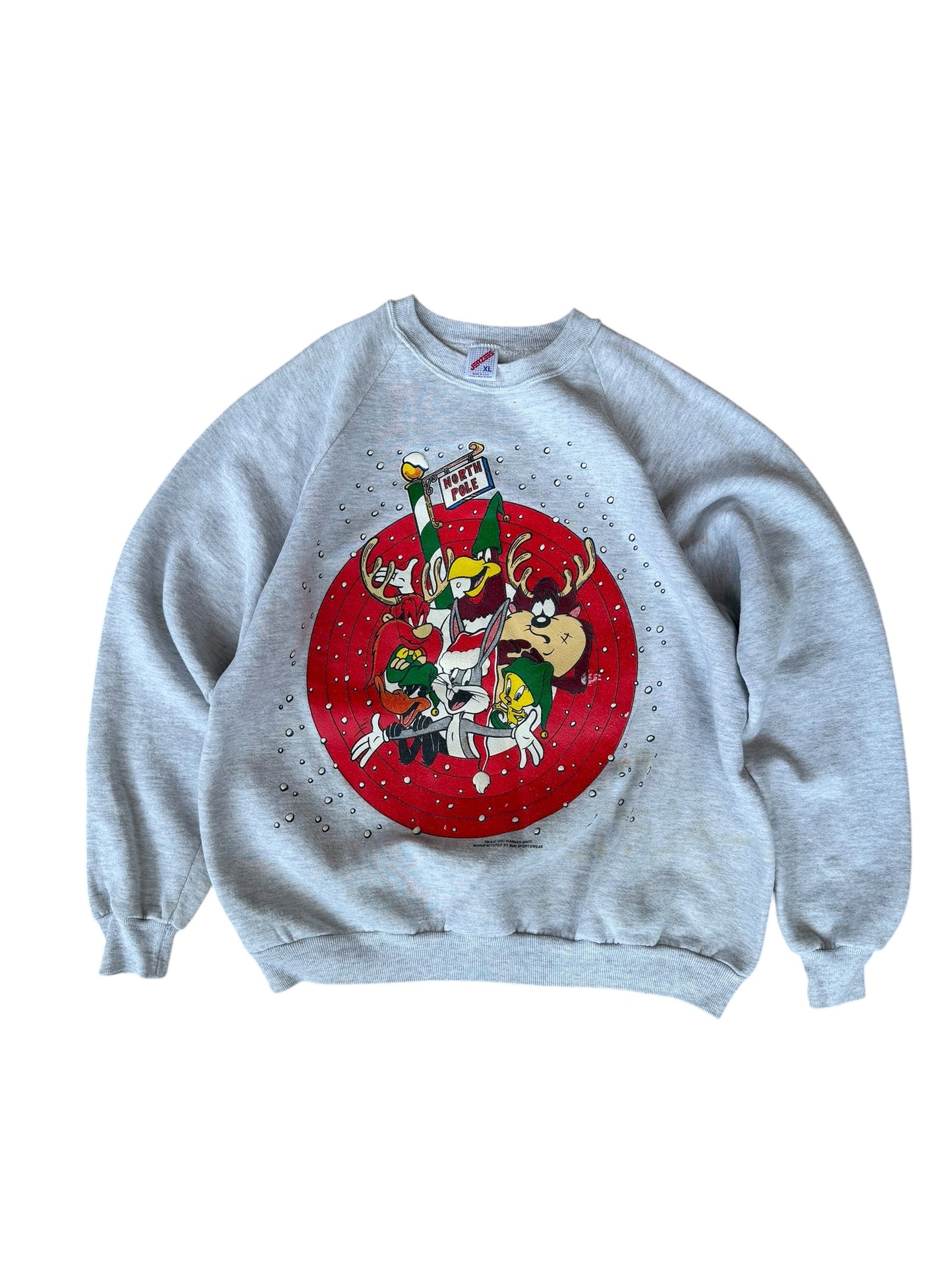 1993 VINTAGE LOONEY TUNES NORTH POLE CREW (XL)