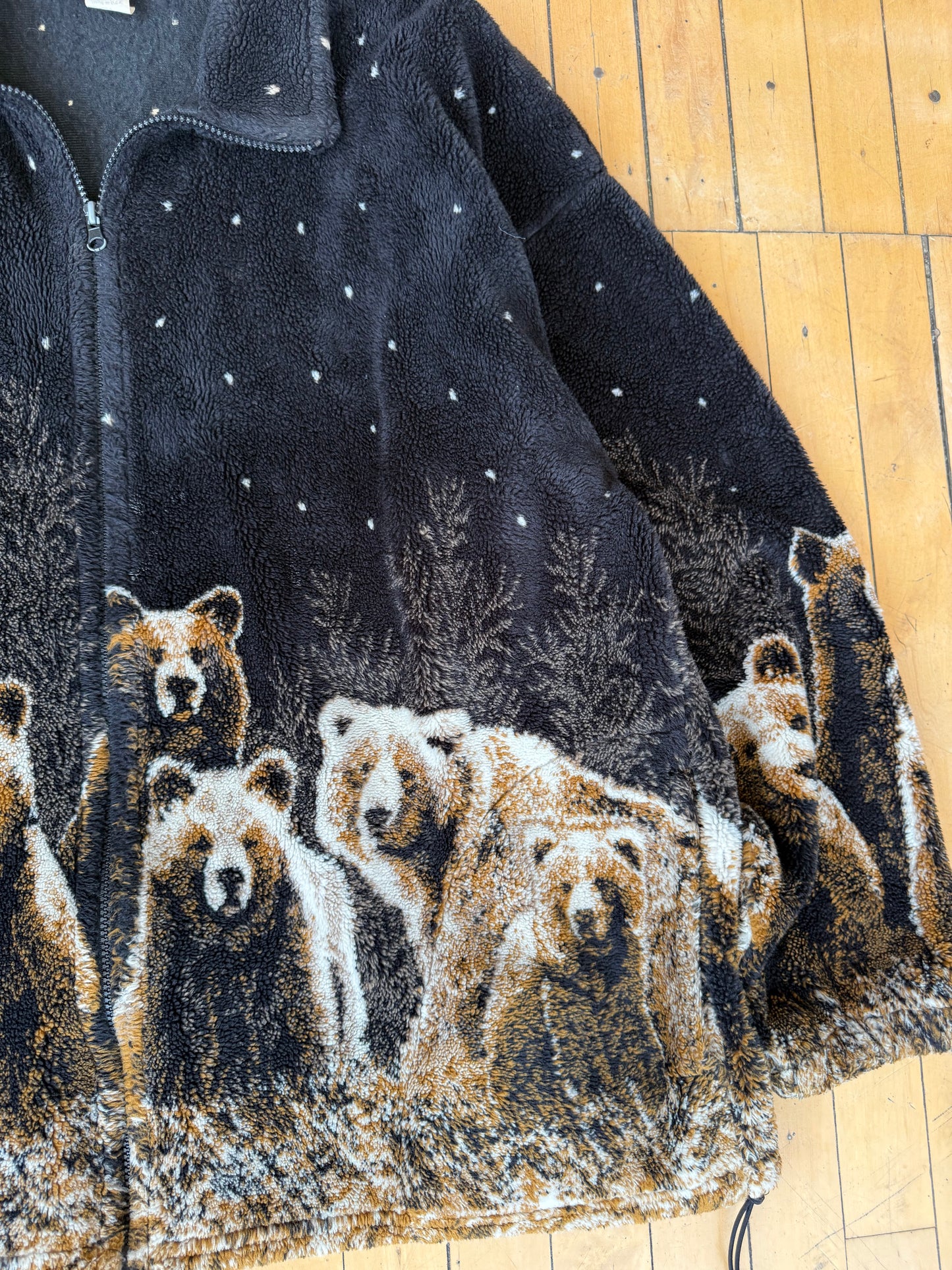 VINTAGE MADE IN USA AOP BEARS FLEECE (XXL)