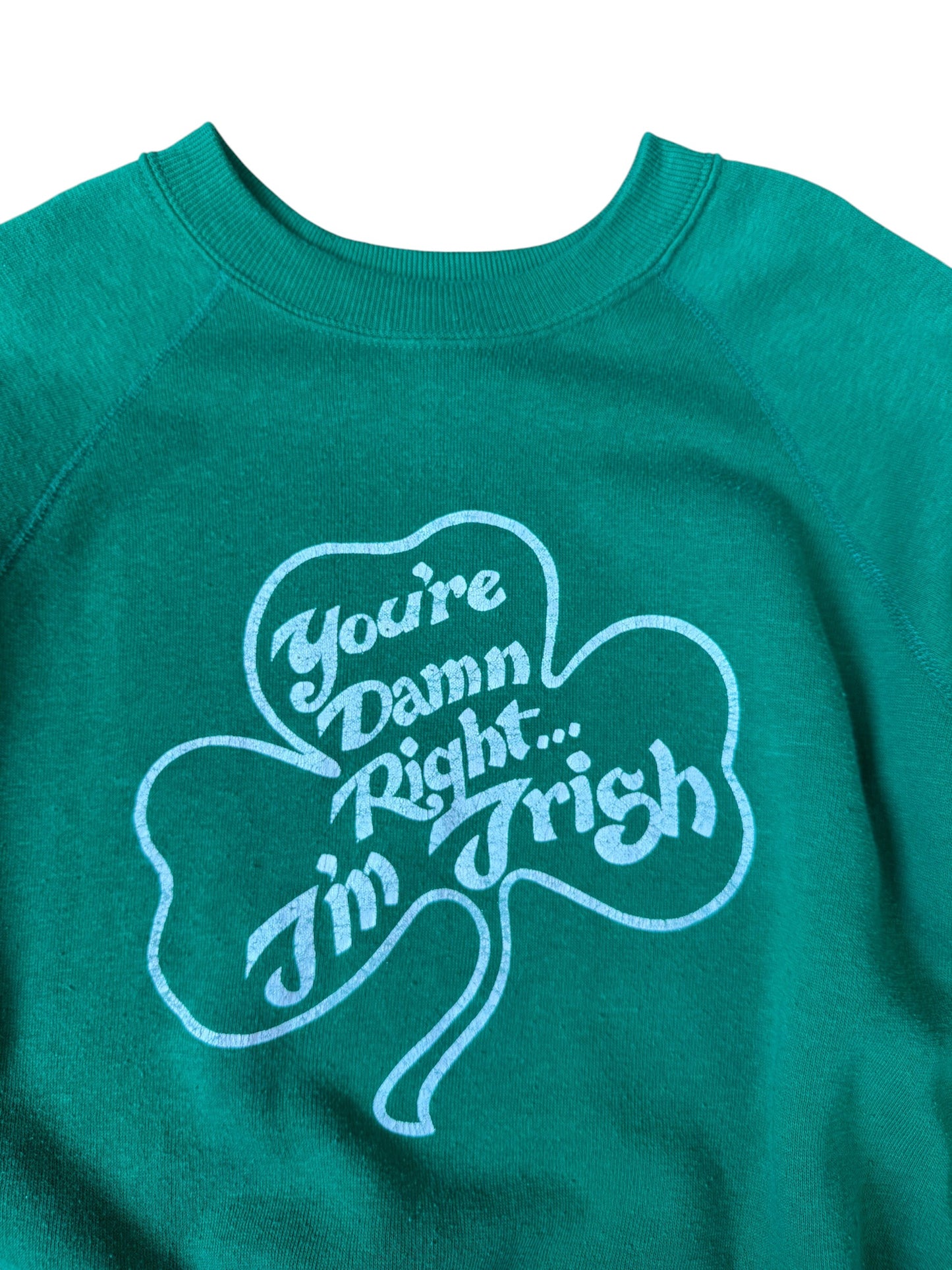 VINTAGE IRISH DAMN RIGHT CREW (XL)