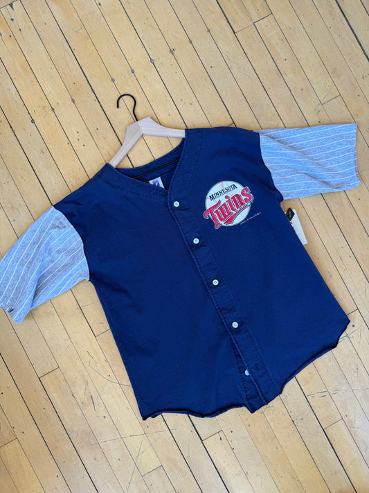 1991 VINTAGE TWINS STRIPED SLEEVE COTTON JERSEY (M/L)