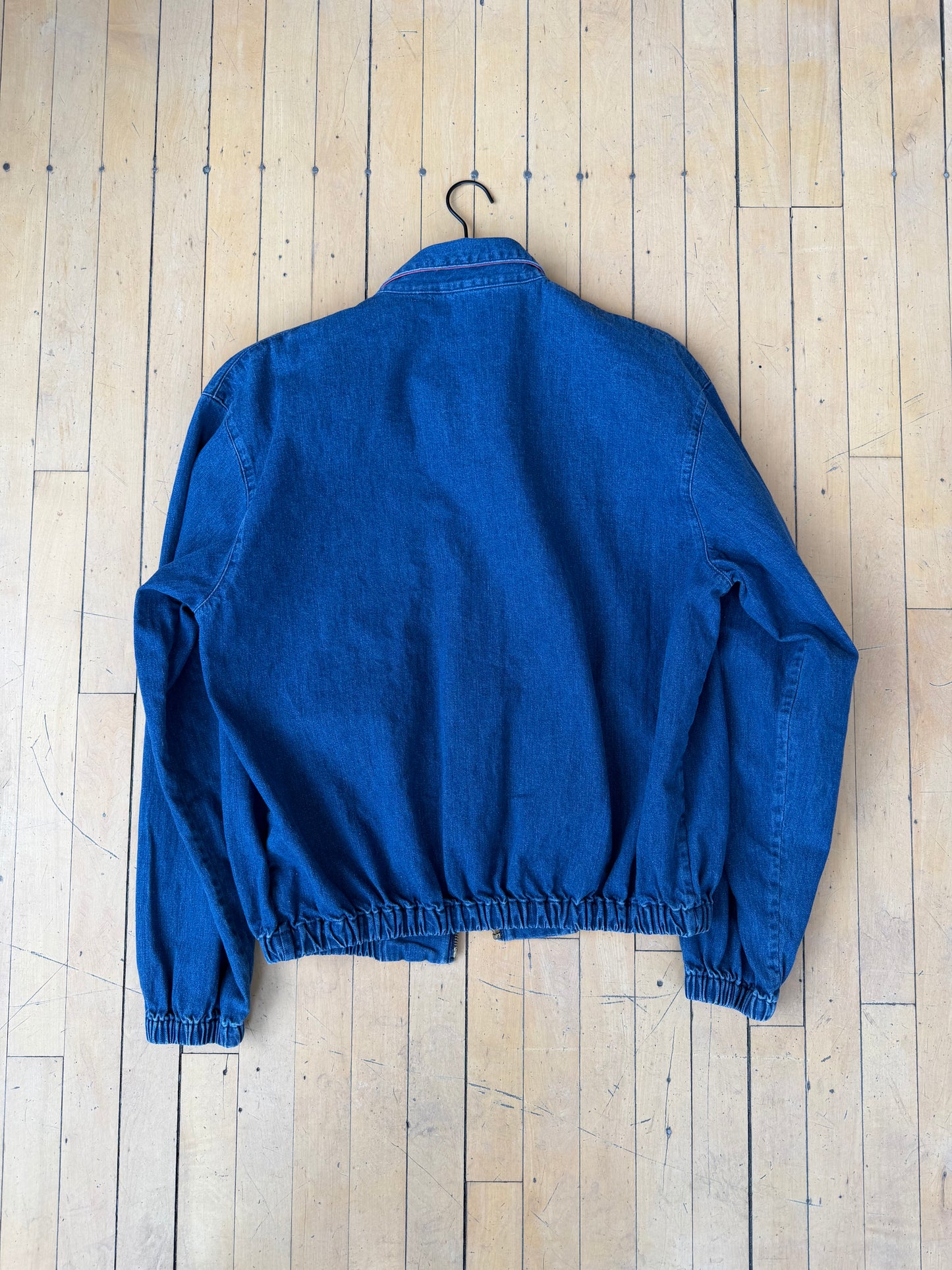 VINTAGE POLO USA MADE DENIM BOMBER JACKET (L)